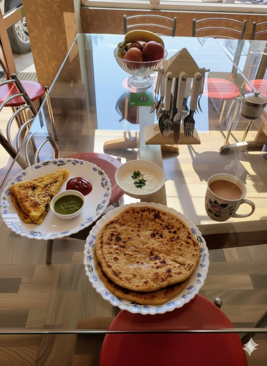 Breakfast in Ikraam Inn Bed & Breakfast