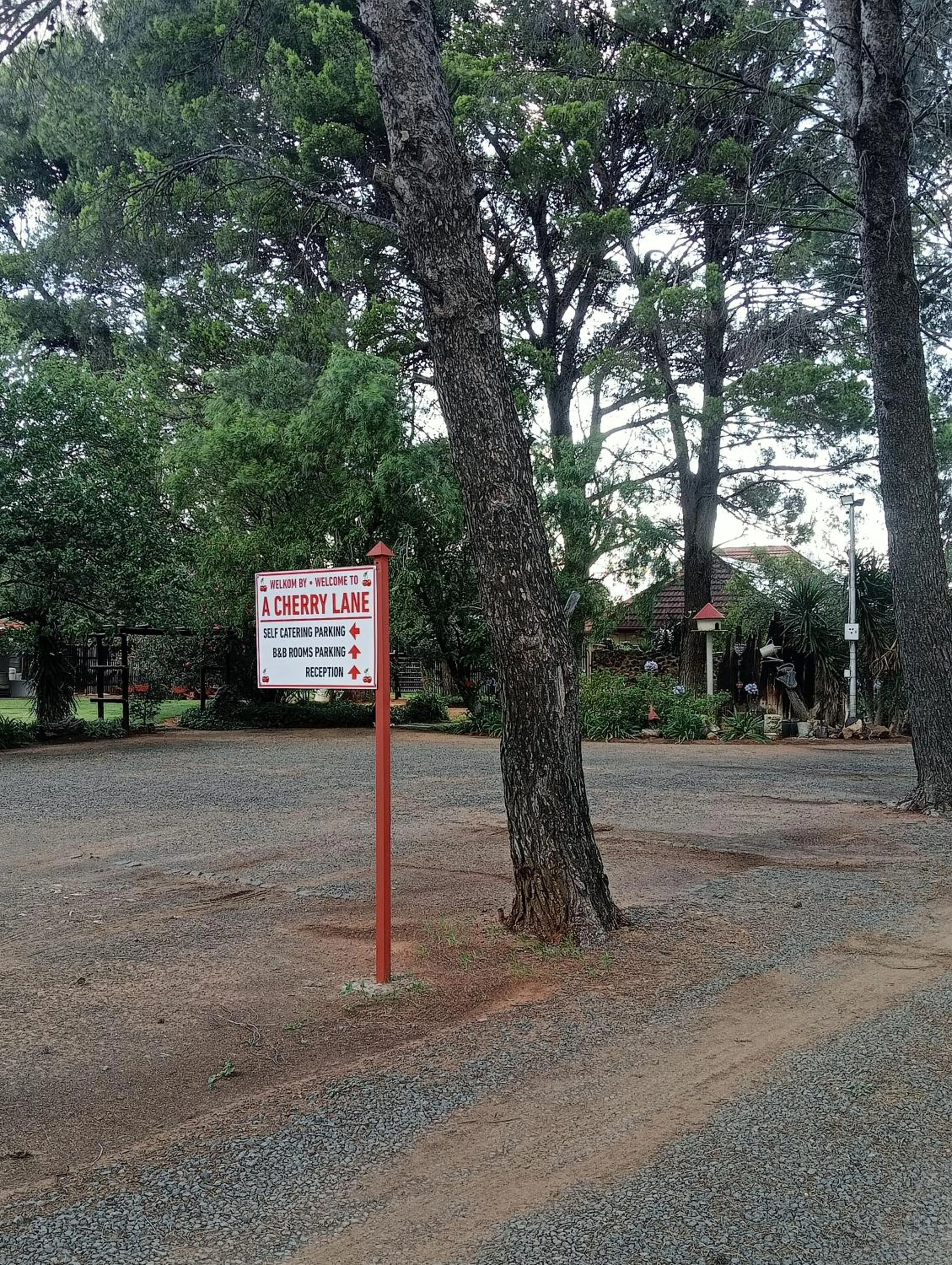 Parking in A Cherry Lane Self Catering and B&B