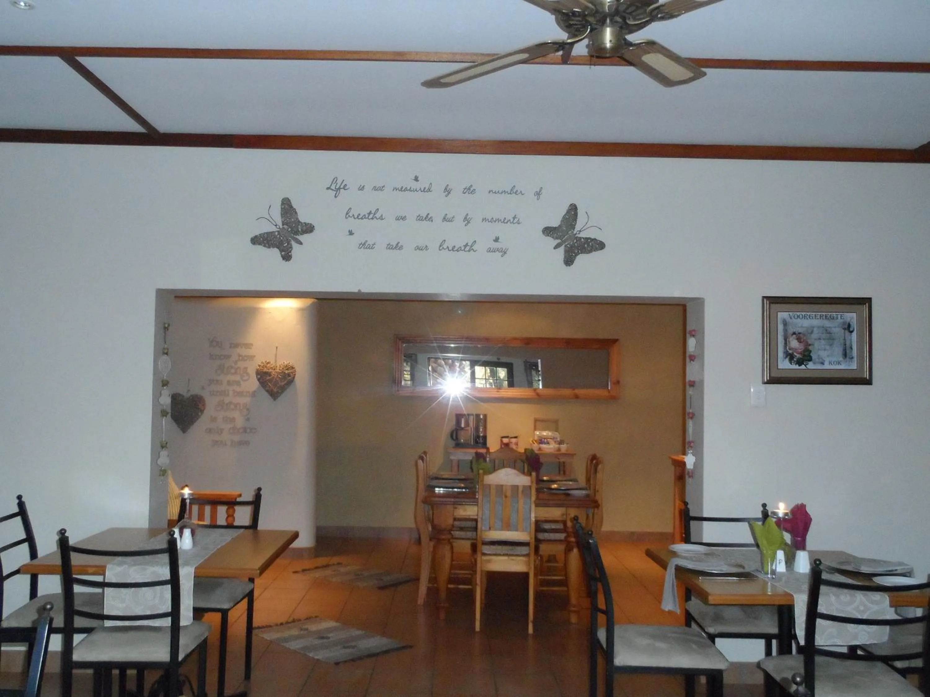 Decorative detail in A Cherry Lane Self Catering and B&B