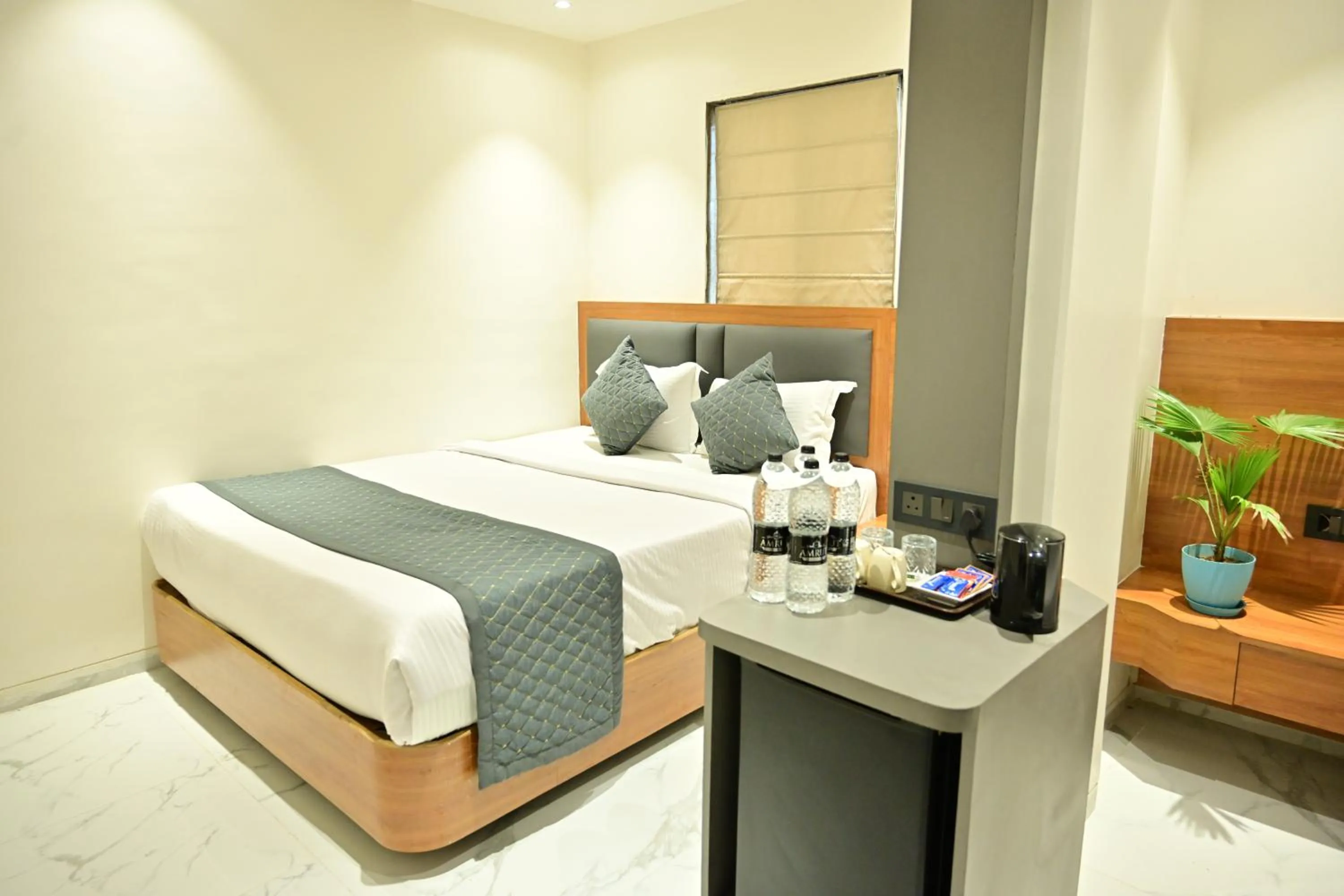 Bed in Hotel Sai Kamal