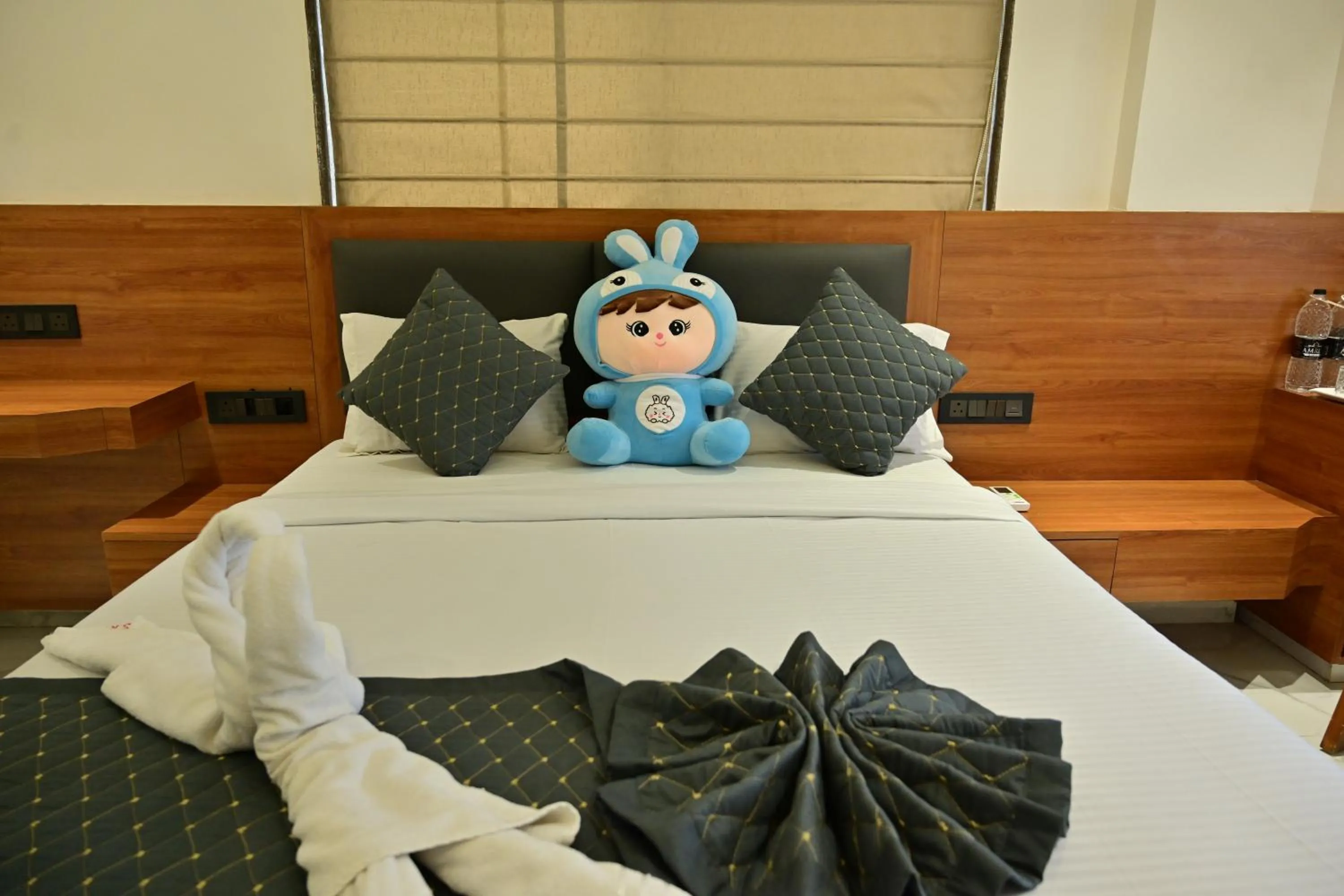 Bed in Hotel Sai Kamal