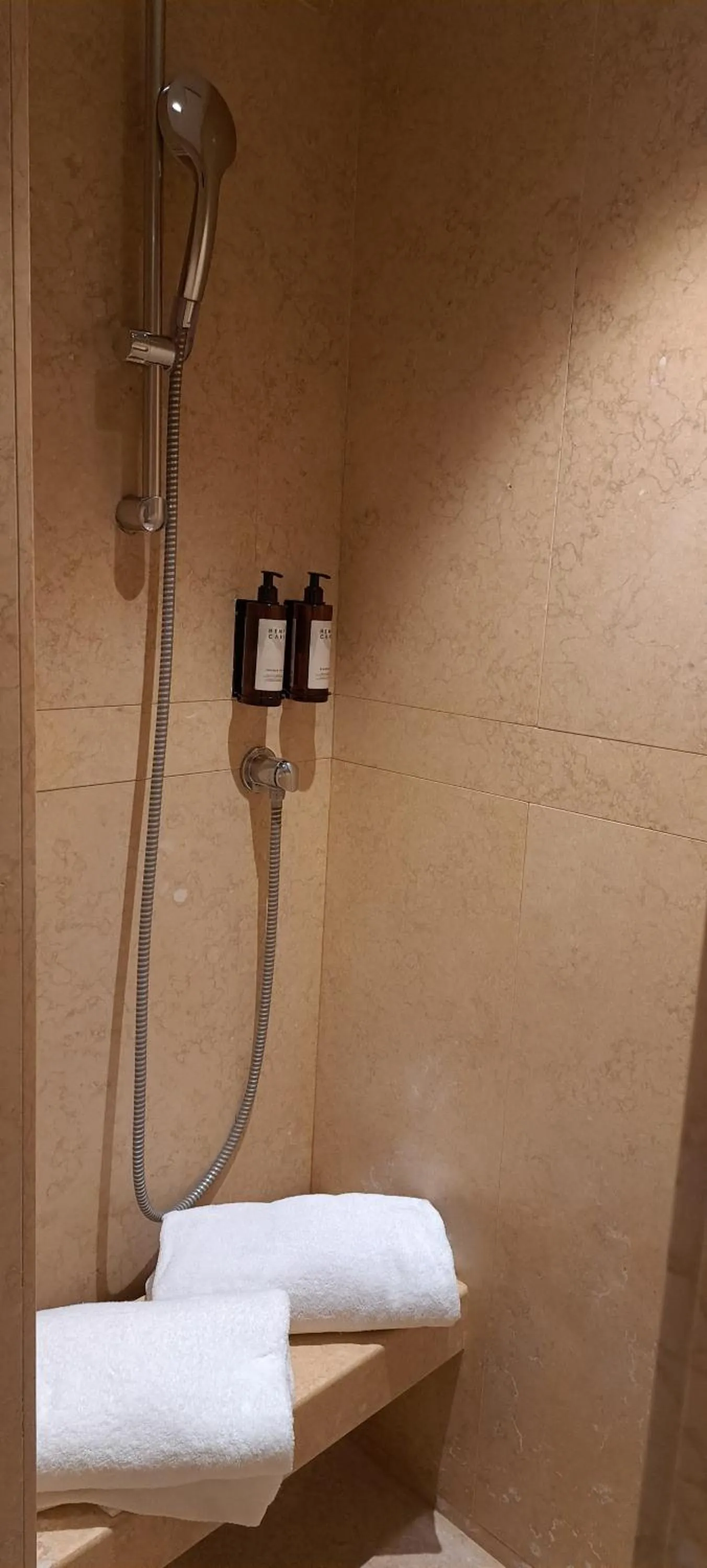 Shower in Hotel Brun
