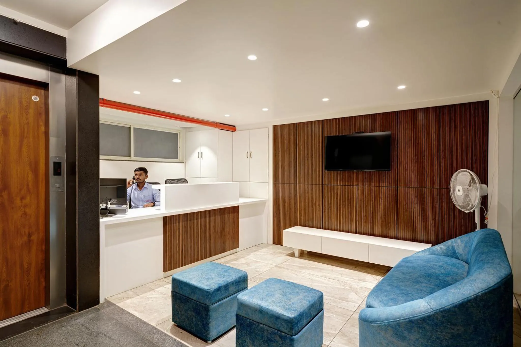 Lobby or reception in Hotel Swamini Kolhapur