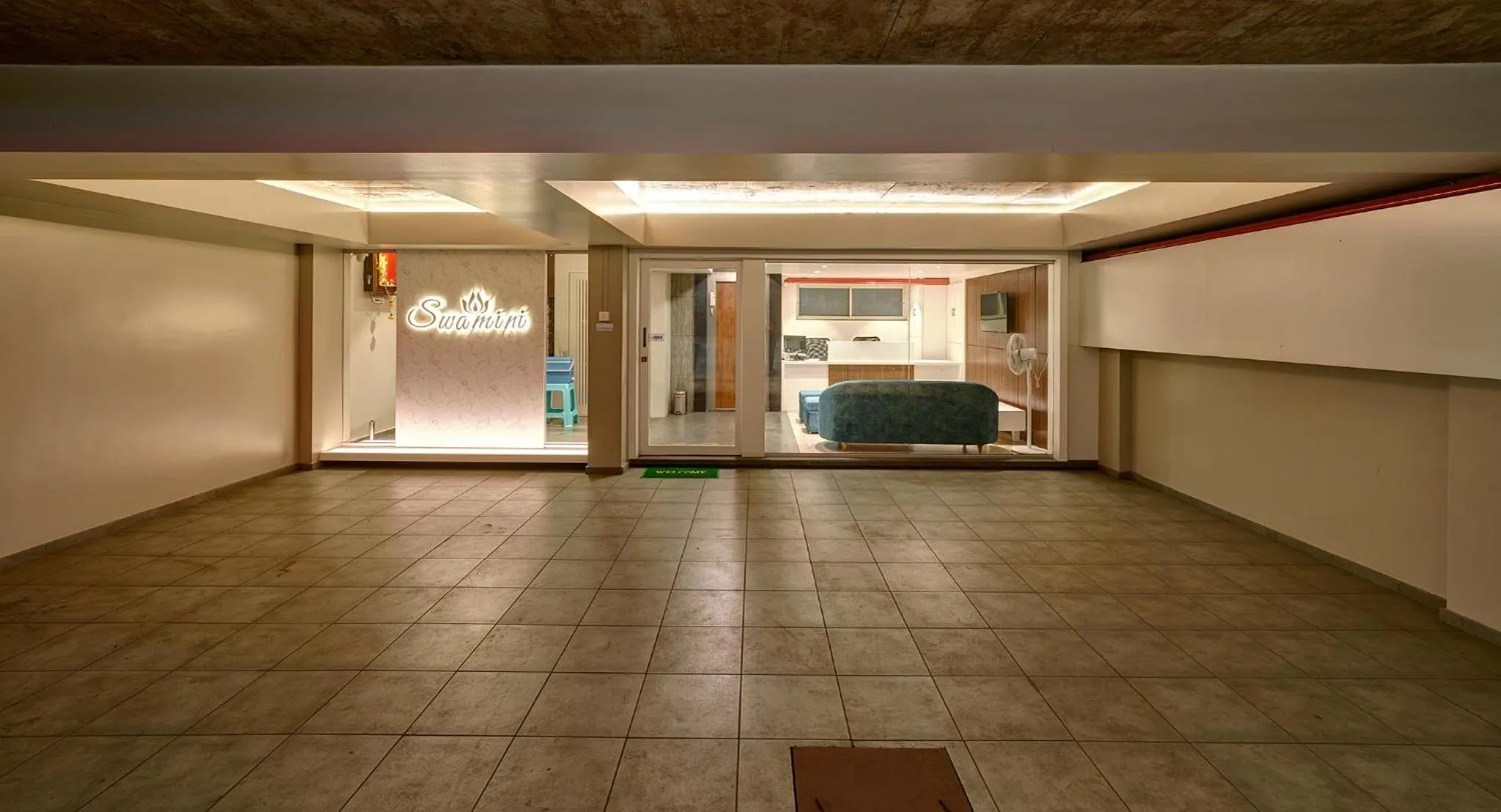 Seating area in Hotel Swamini Kolhapur