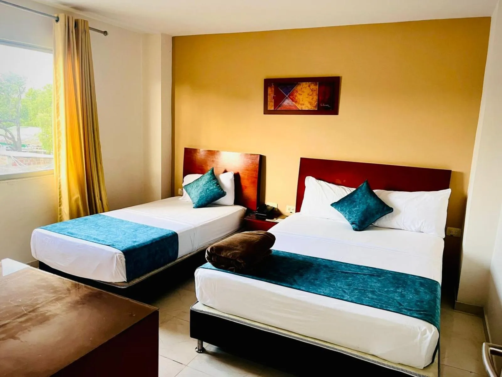 Bed in Hotel Luxor Cúcuta