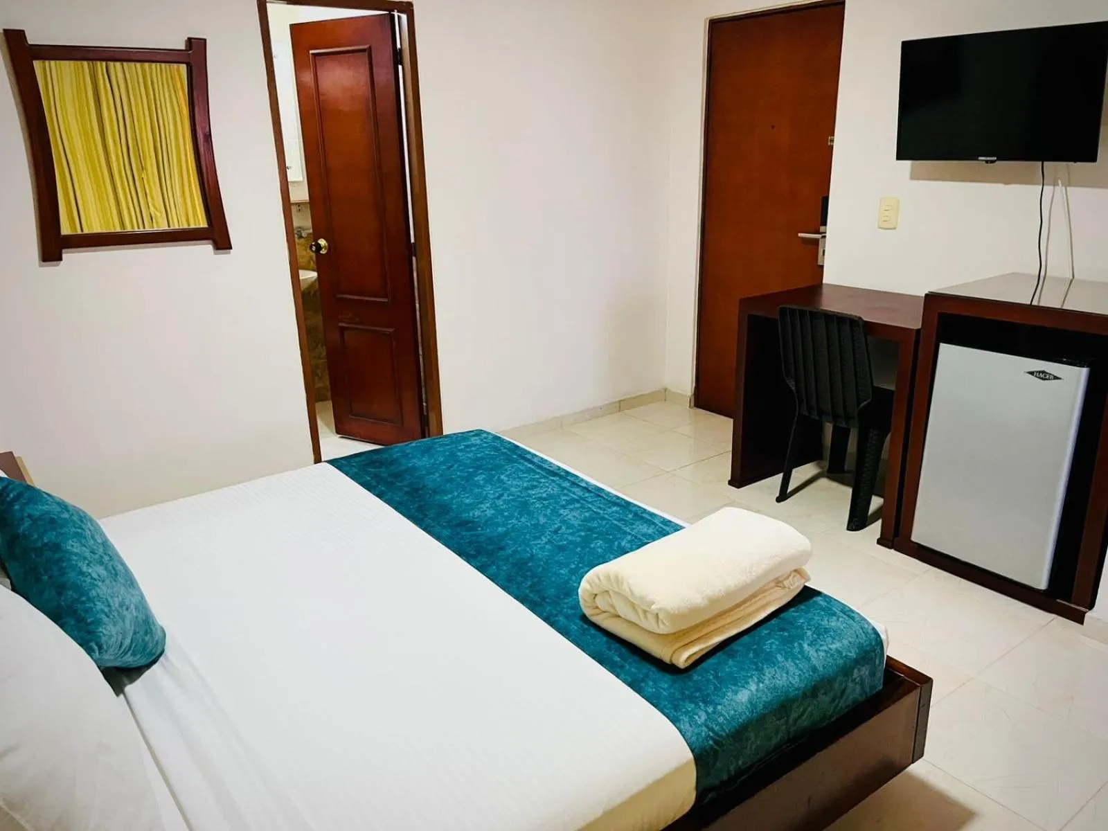 Bed in Hotel Luxor Cúcuta