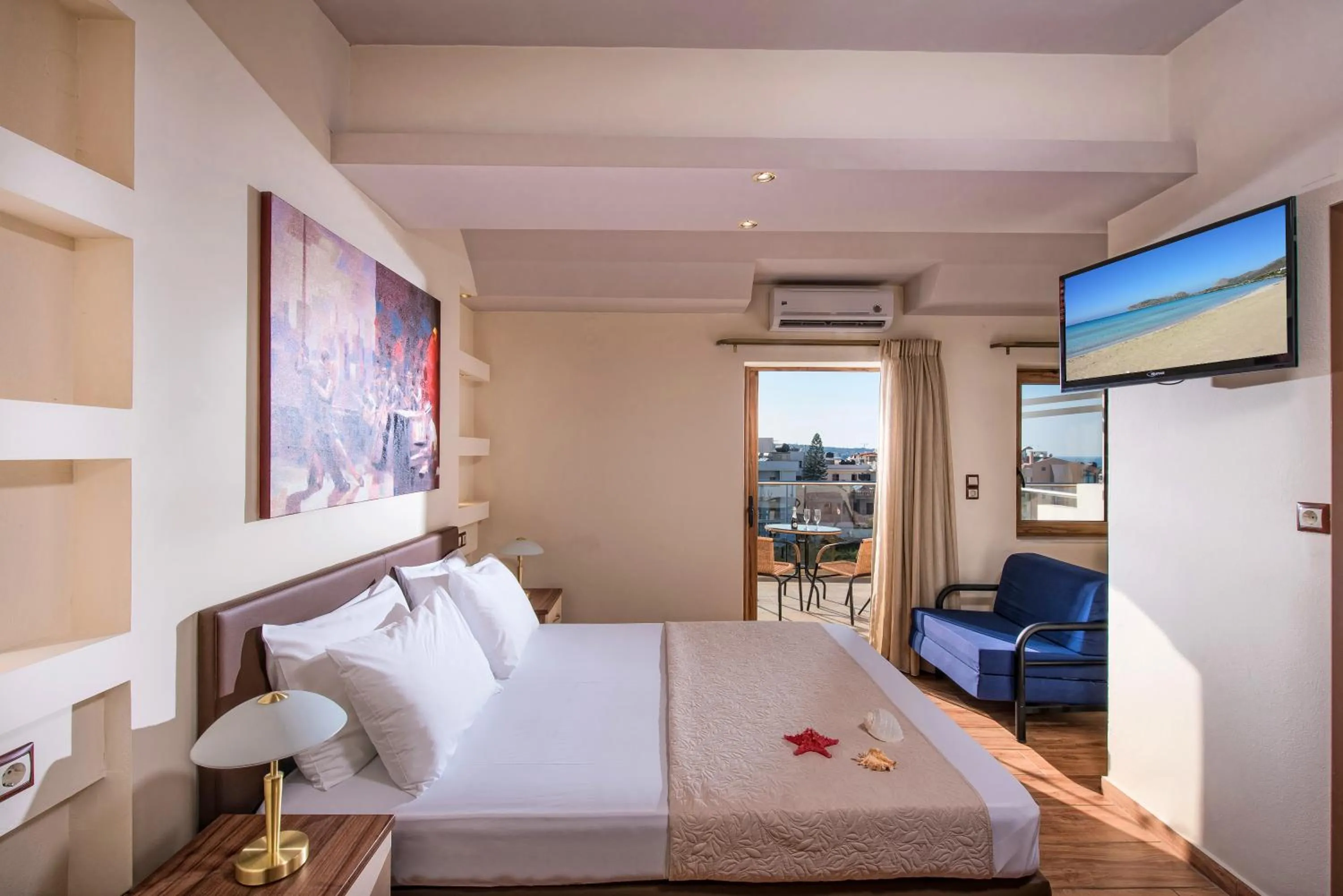 TV and multimedia, Bed in Harma Boutique Hotel