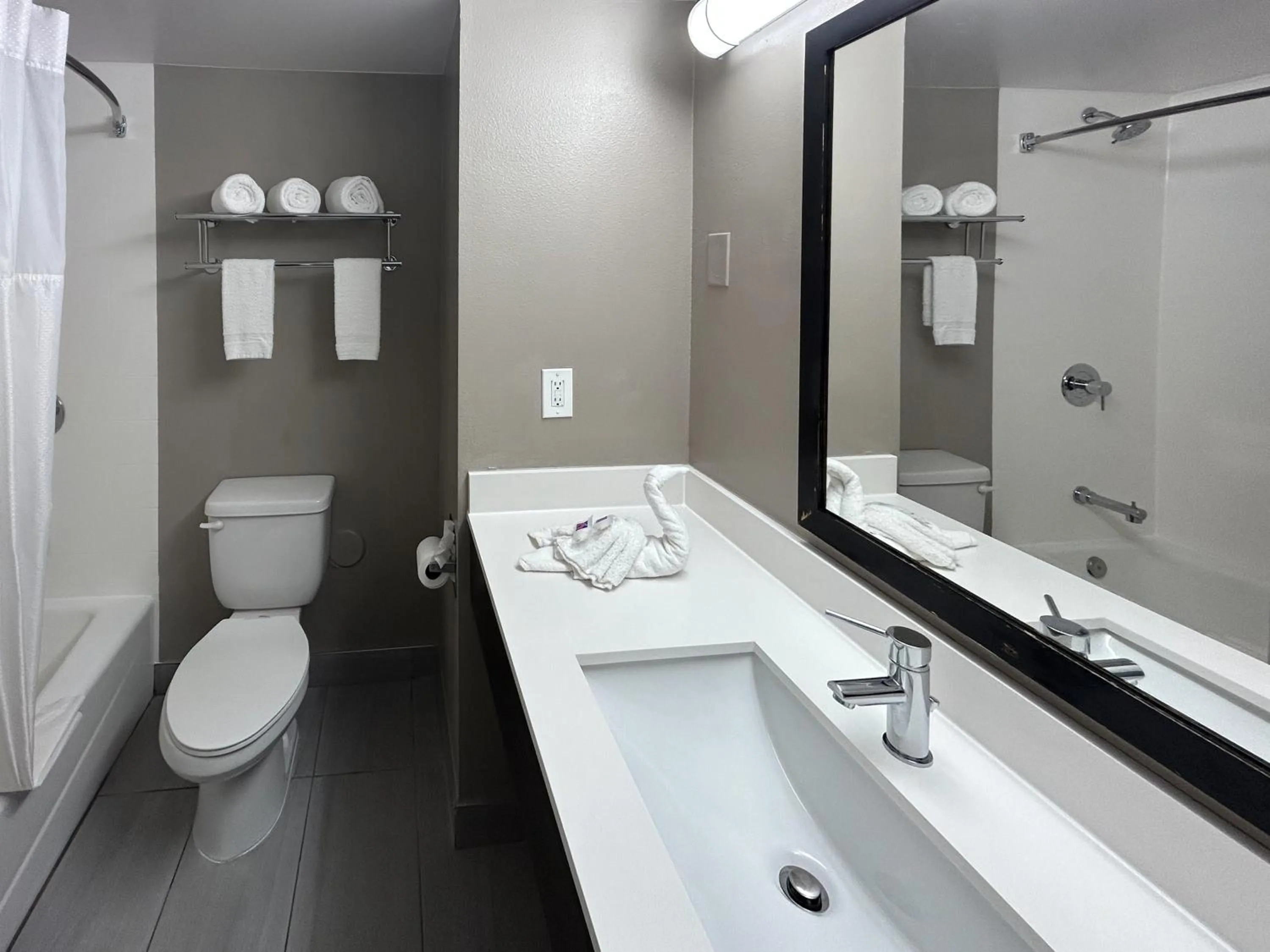 Bathroom in Studio 6 Suites Carson, CA