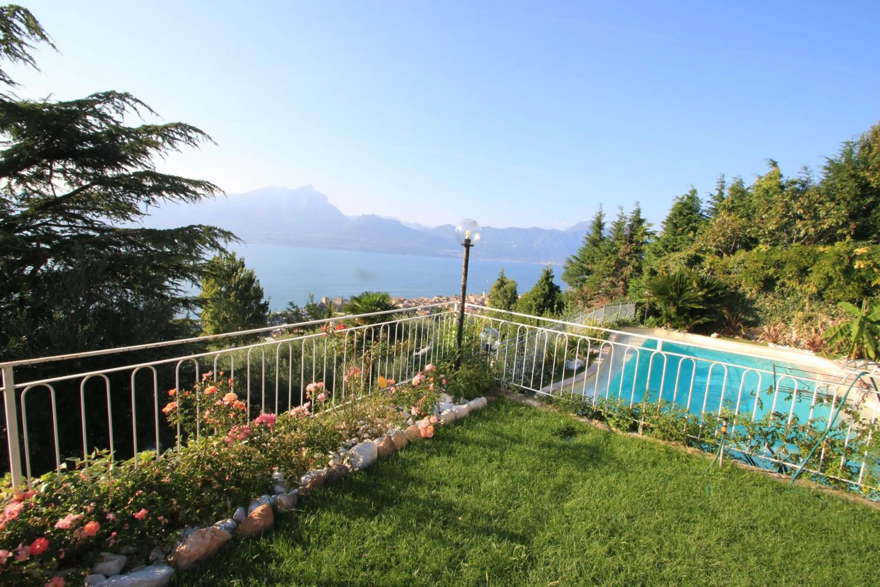 Pool view in Villa Margiò
