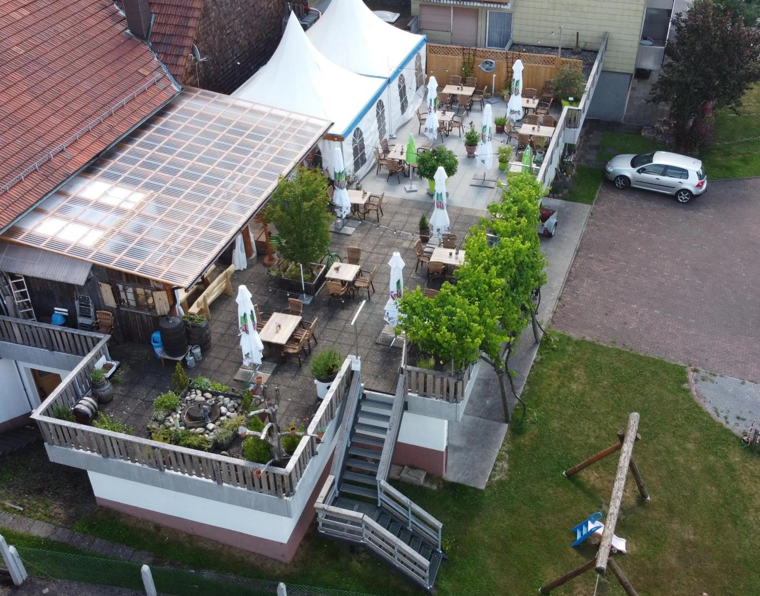 Bird's eye view in Landhotel Engel