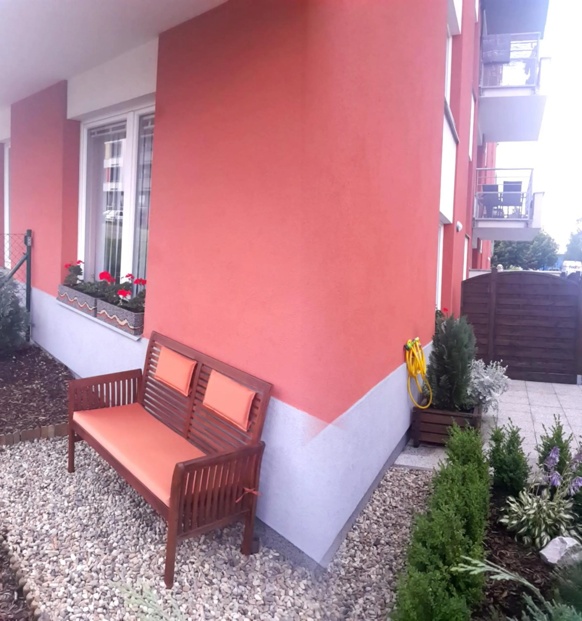 Balcony/Terrace in Bastien Studio near Airport