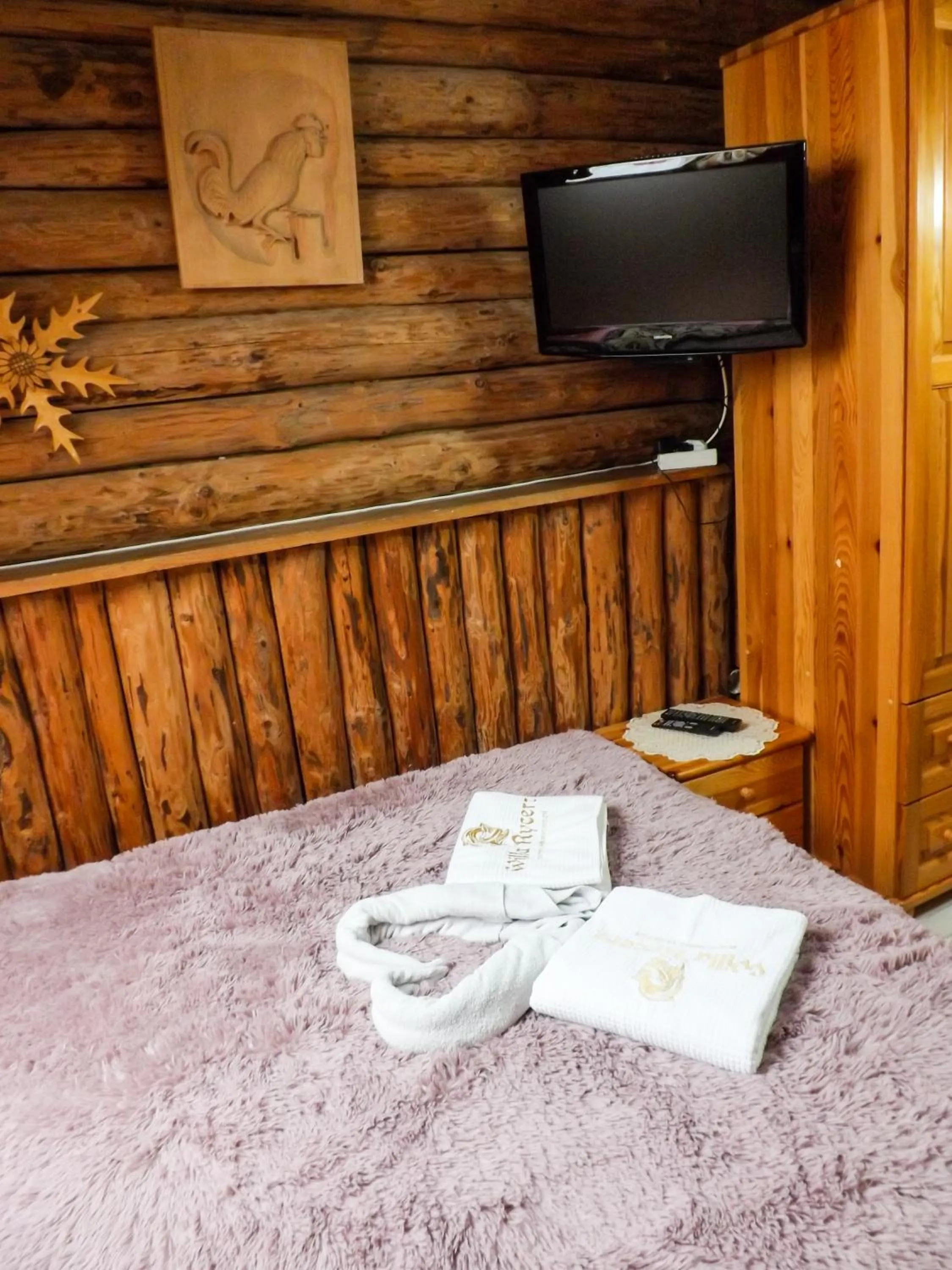 Communal lounge/ TV room in Willa Rycerz