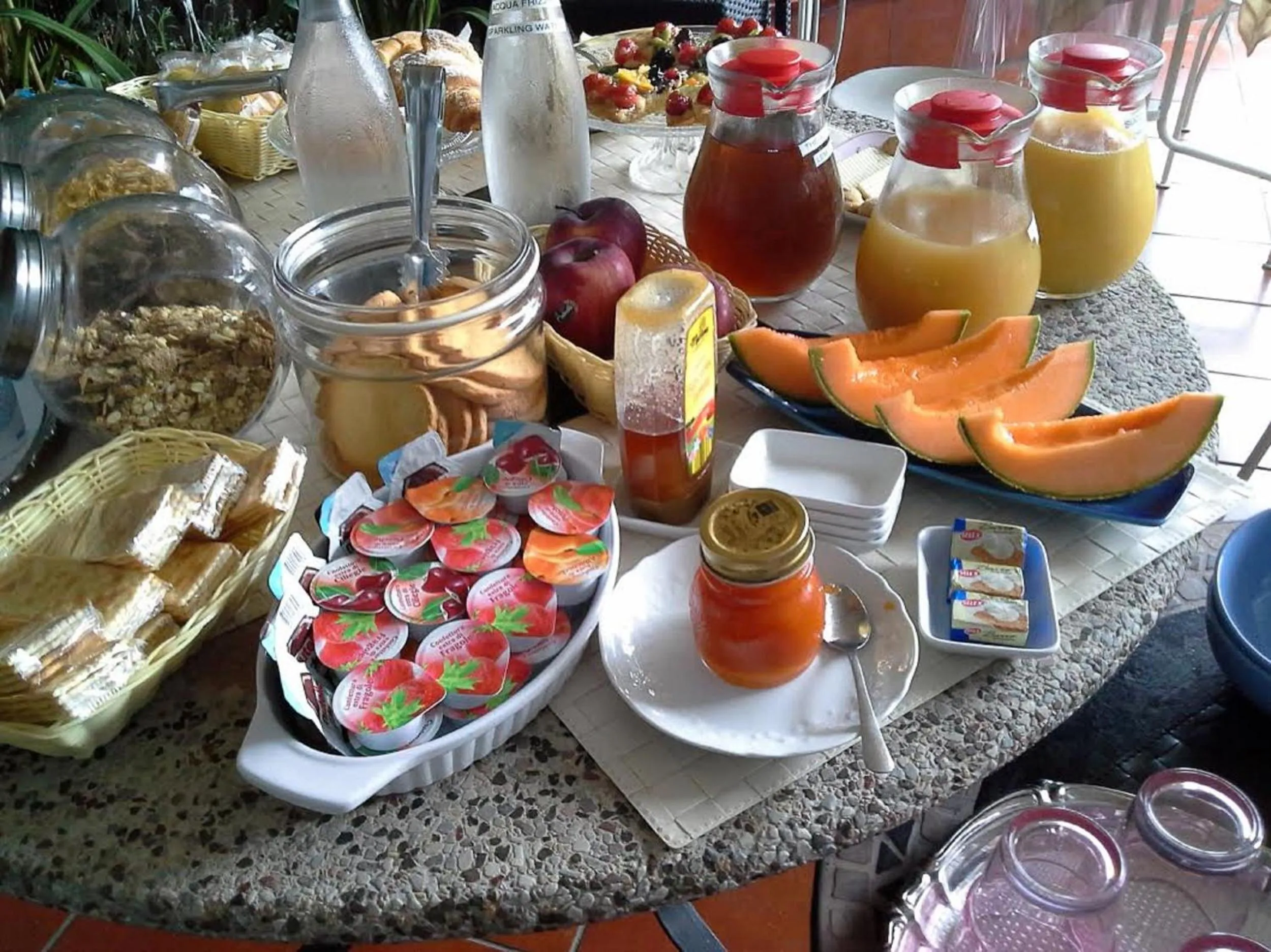 Italian breakfast in B&B Elisir