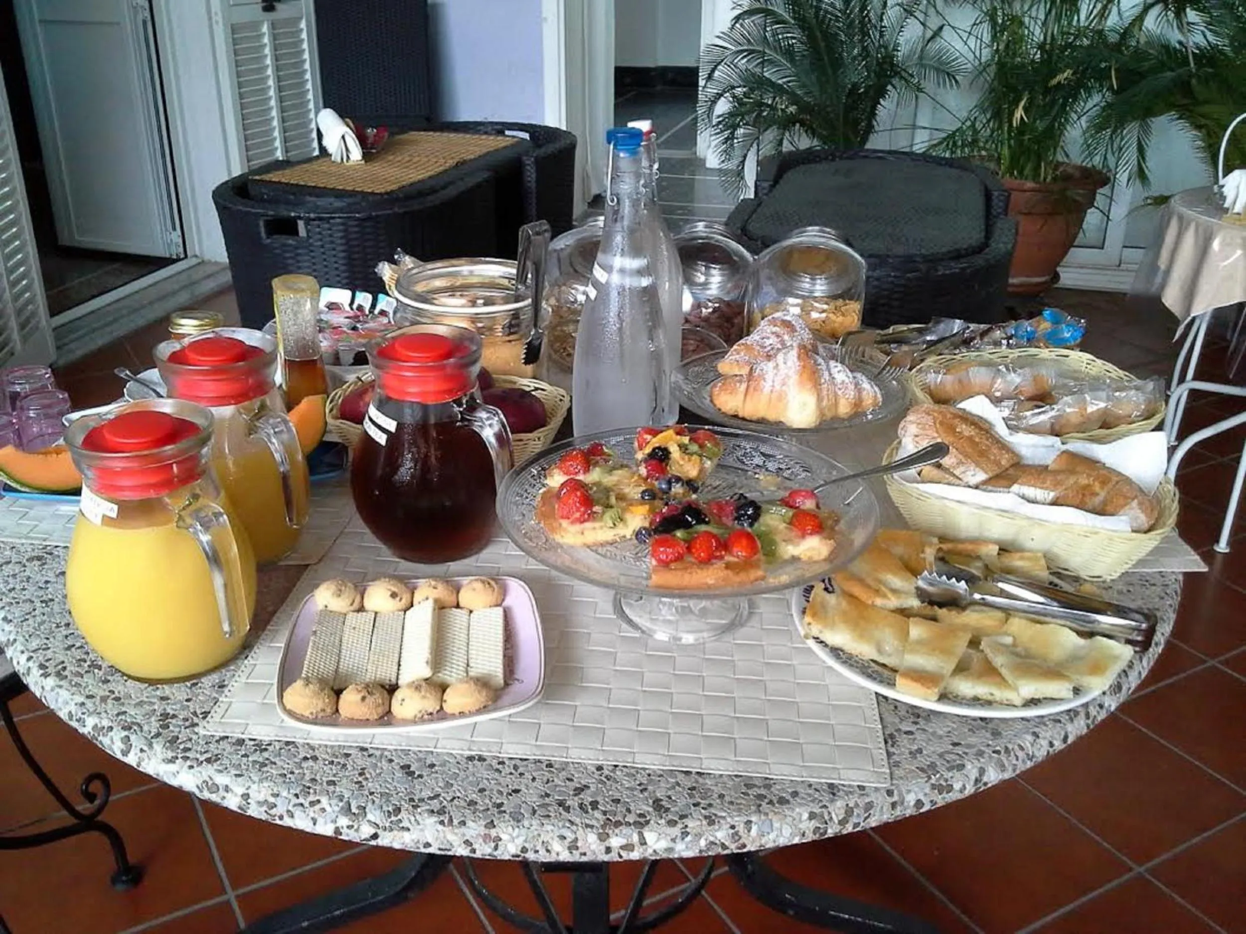 Italian breakfast in B&B Elisir