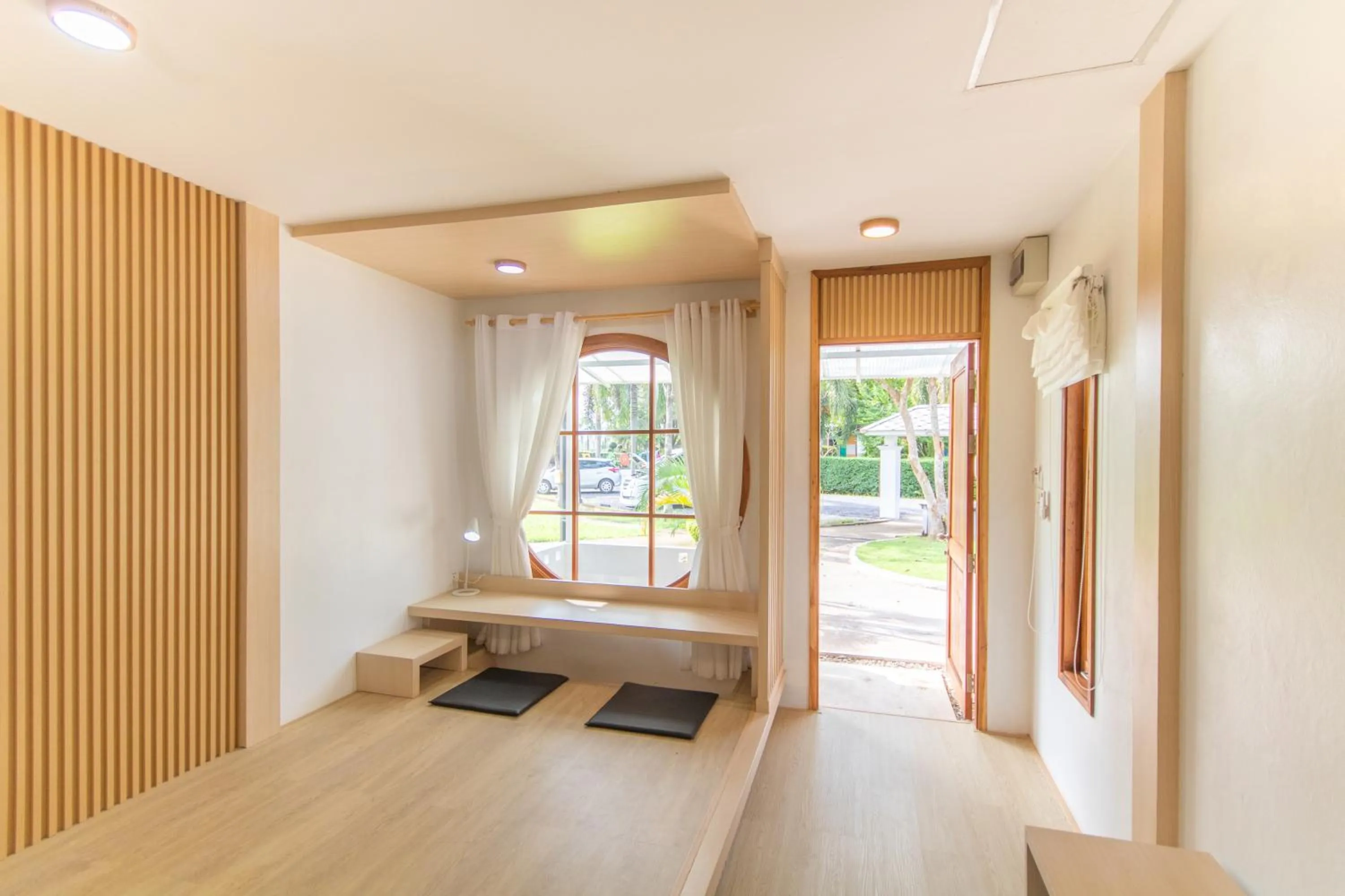 Seating area in Sangthong Resort at Chiang Klang