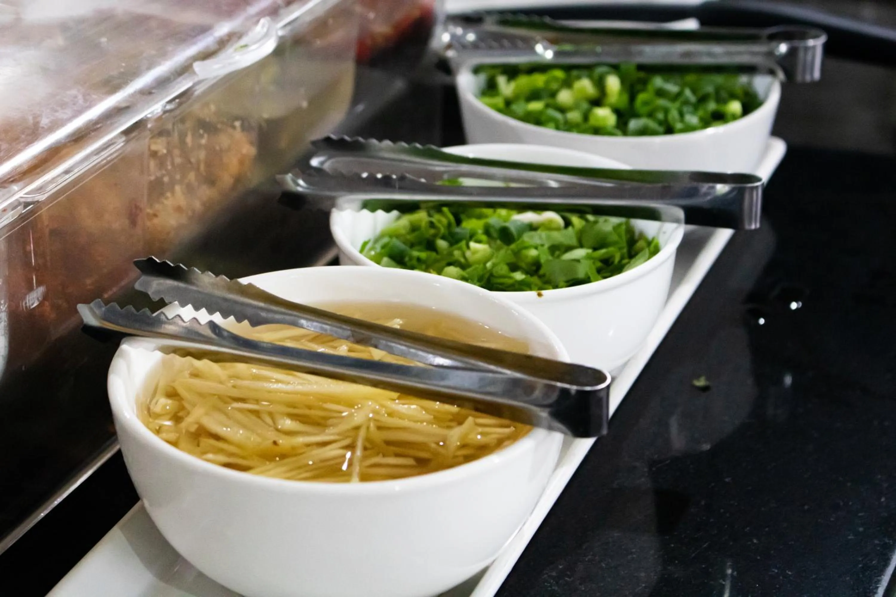 Buffet breakfast in Sangthong Resort at Chiang Klang