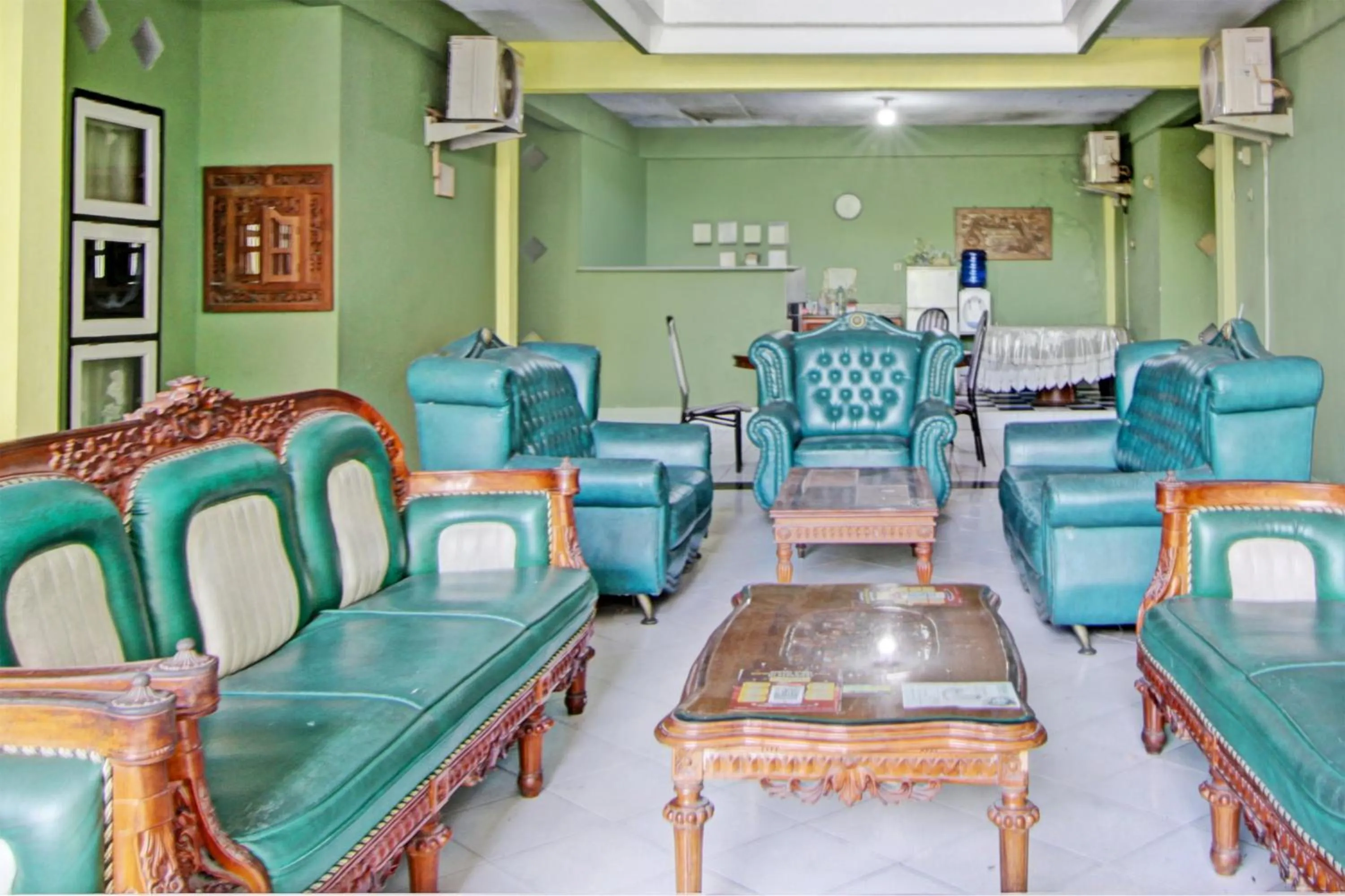 Lobby or reception in Hotel O Penginapan Budi SyariahNearTaman Amaryllis Pekanbaru