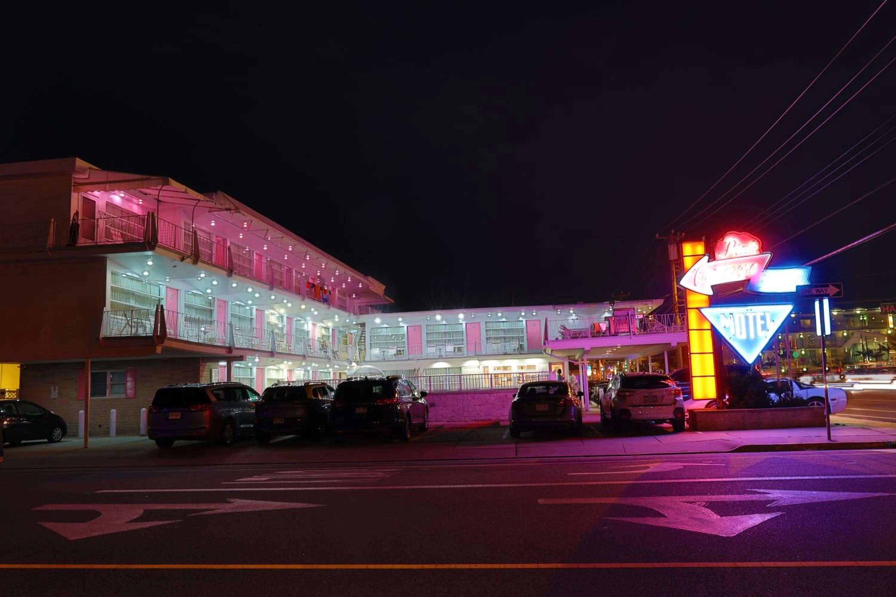 Property building in Pink Champagne Motel