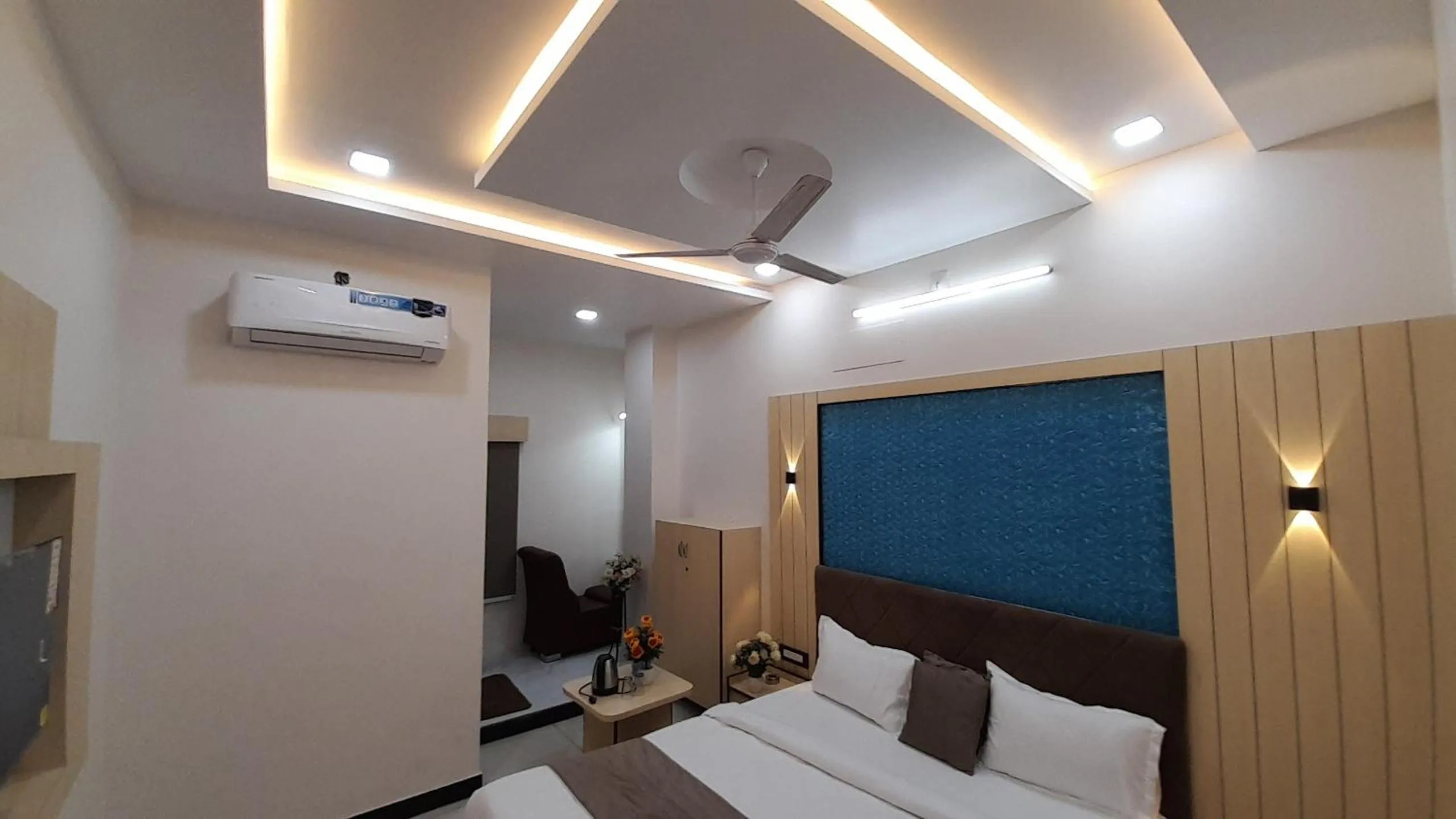 Bed in Hotel Sun Palace