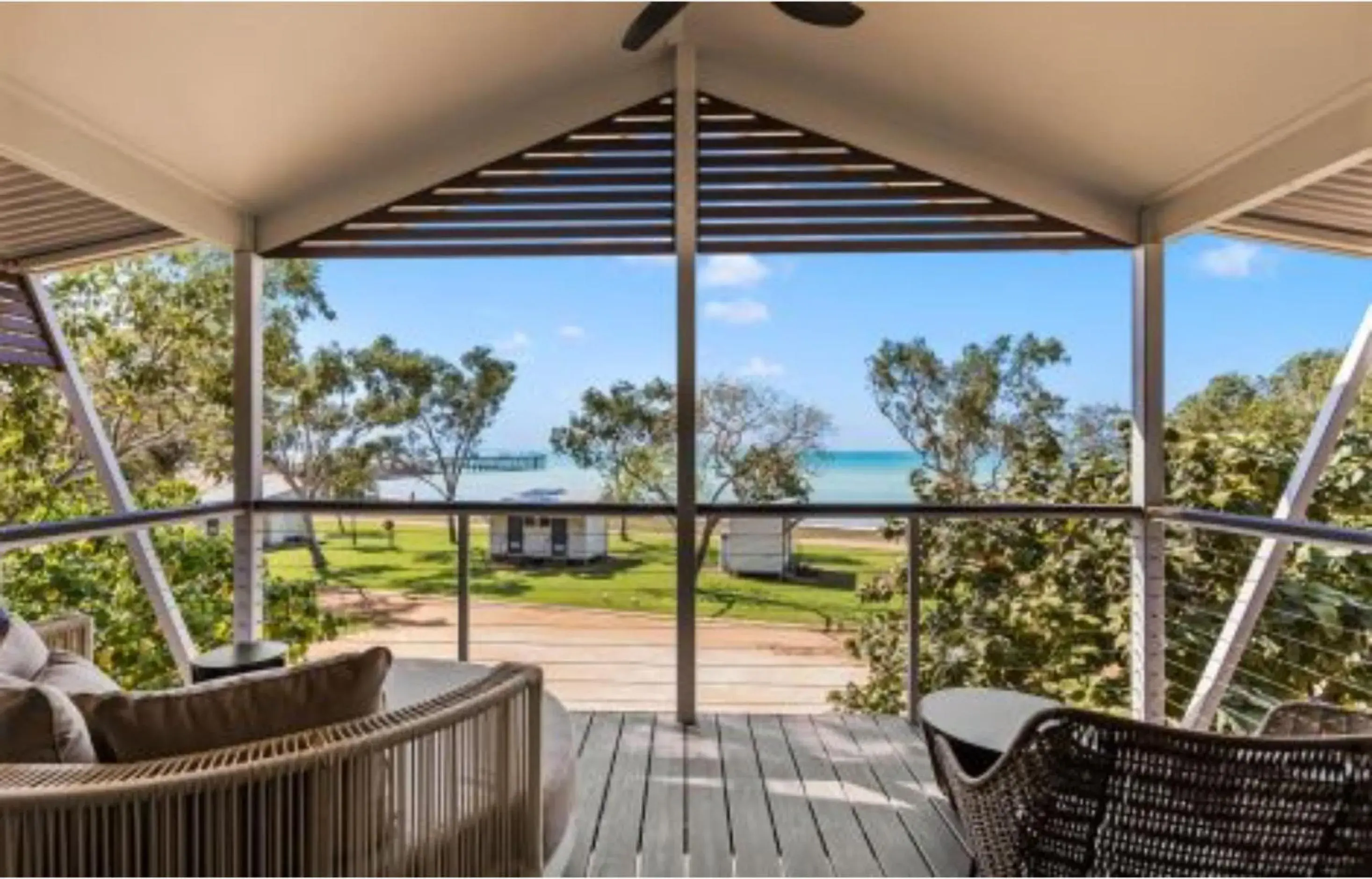 Deluxe 2 Bedroom Waterfront Cabin - Sleeps 4 in Discovery Parks - Broome Deluxe 2 Bedroom Waterfront Cabin - Sleeps 4 in Discovery Parks - Broome