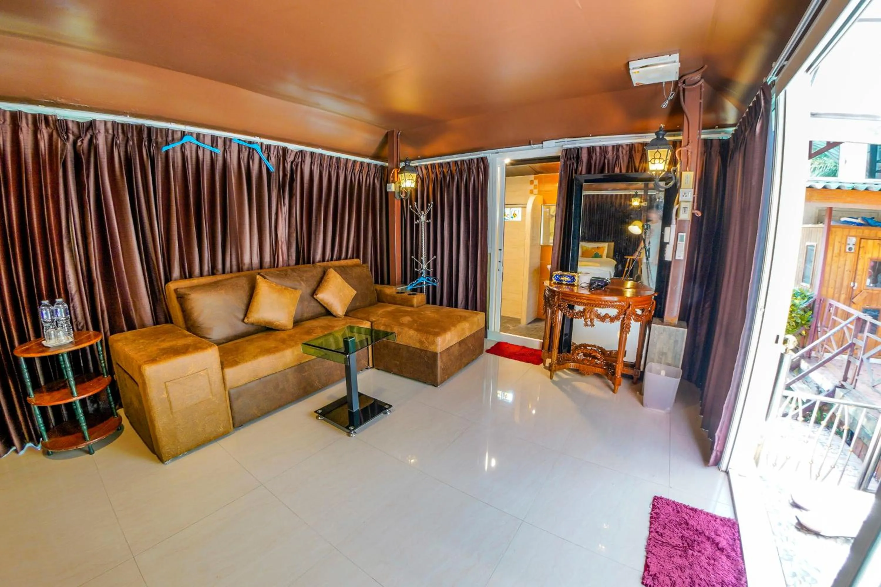 Living room in Happy Garden Resort Betong