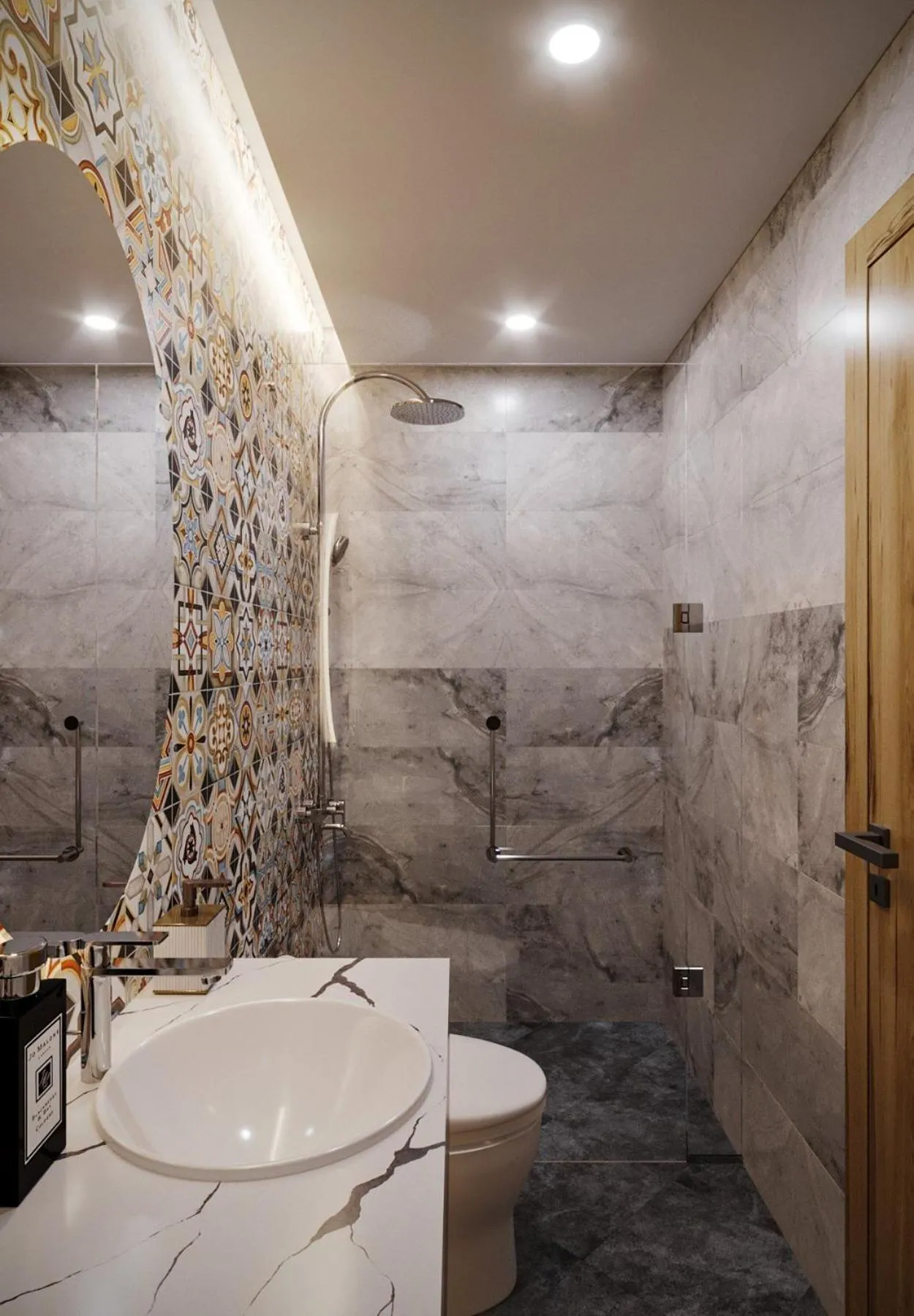 Shower in Awesome Hanoi Hostel