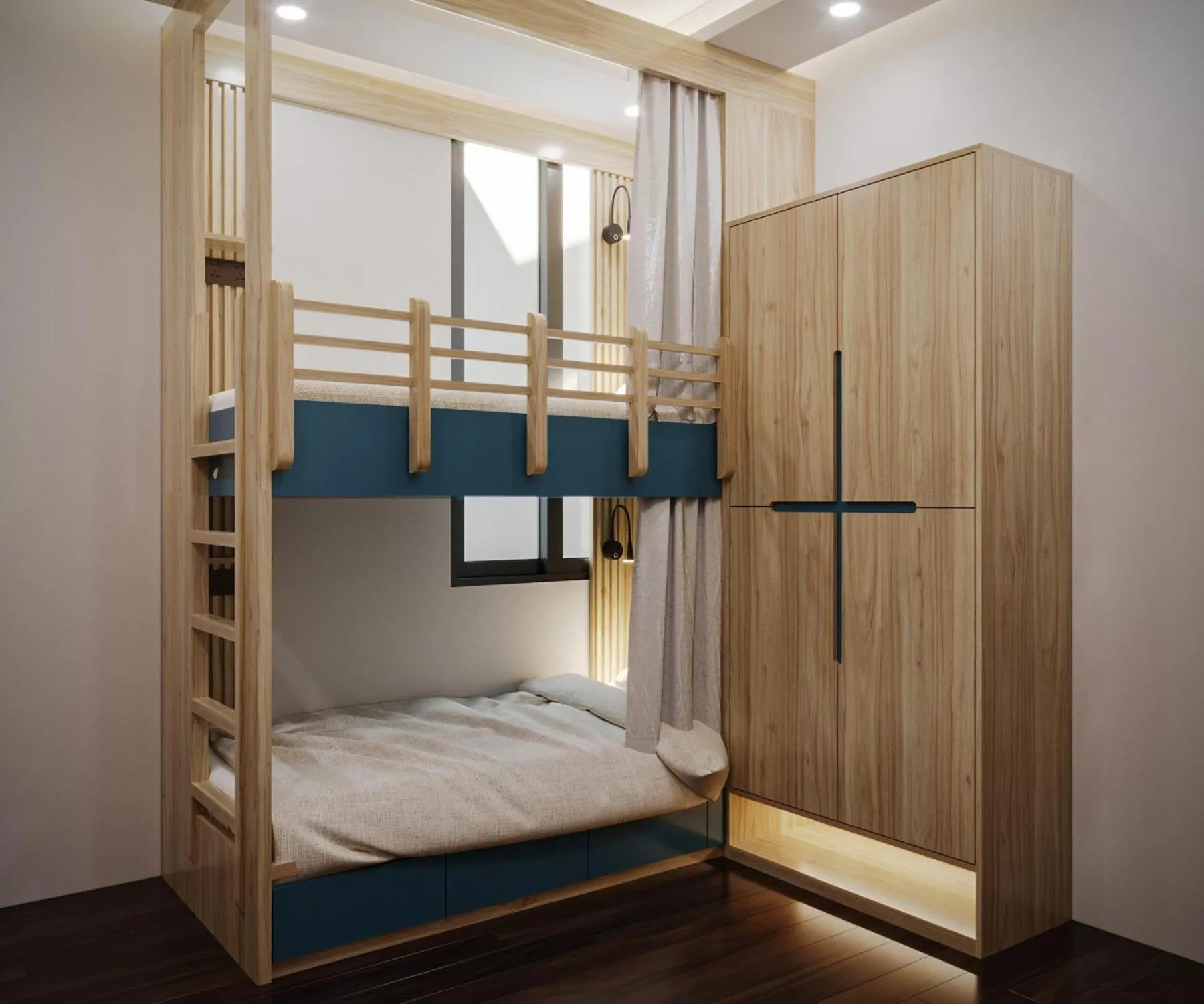 bunk bed, Bed in Awesome Hanoi Hostel