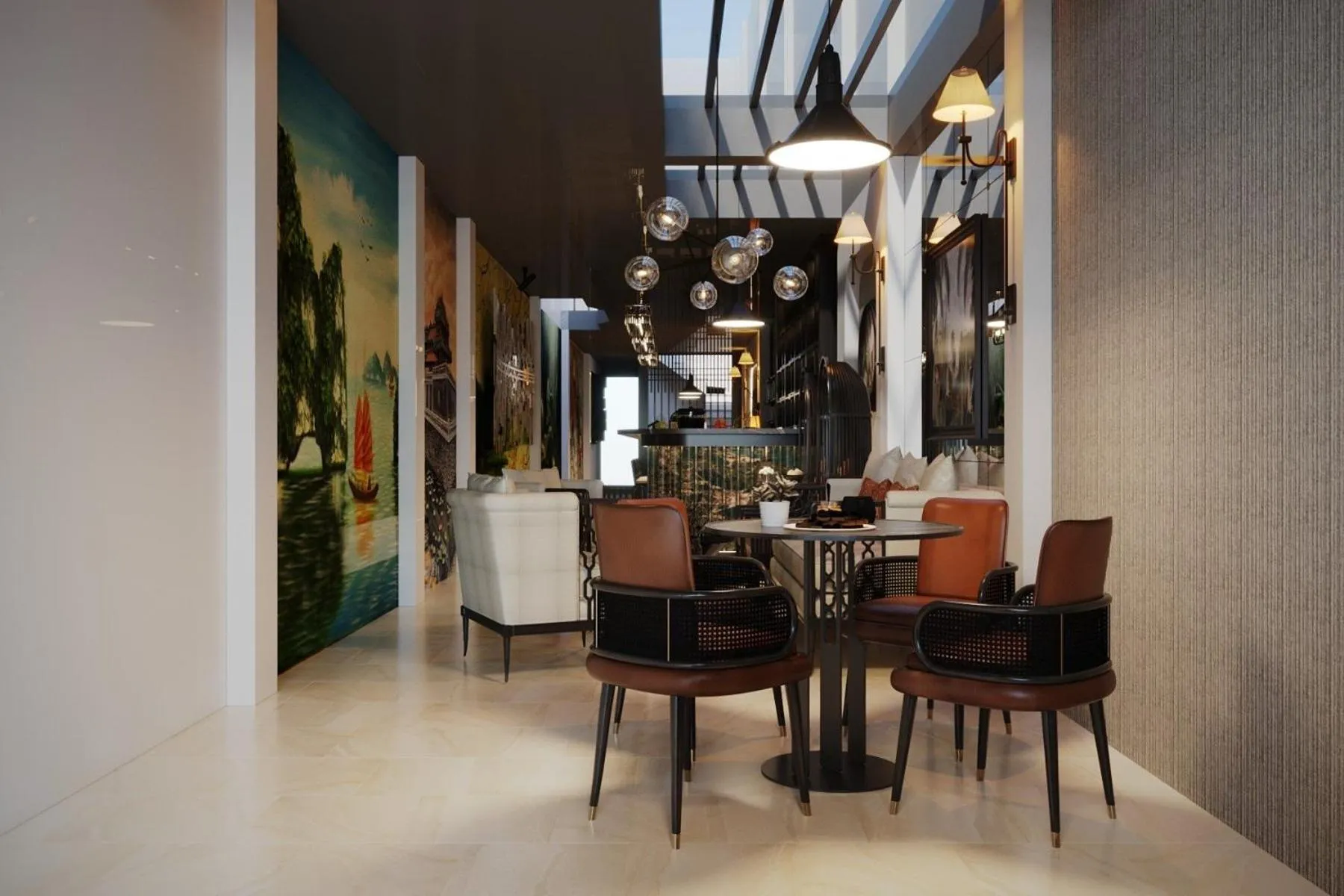 Living room in Awesome Hanoi Hostel