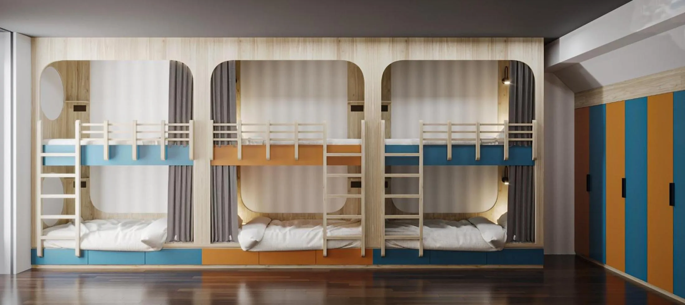 bunk bed, Bed in Awesome Hanoi Hostel