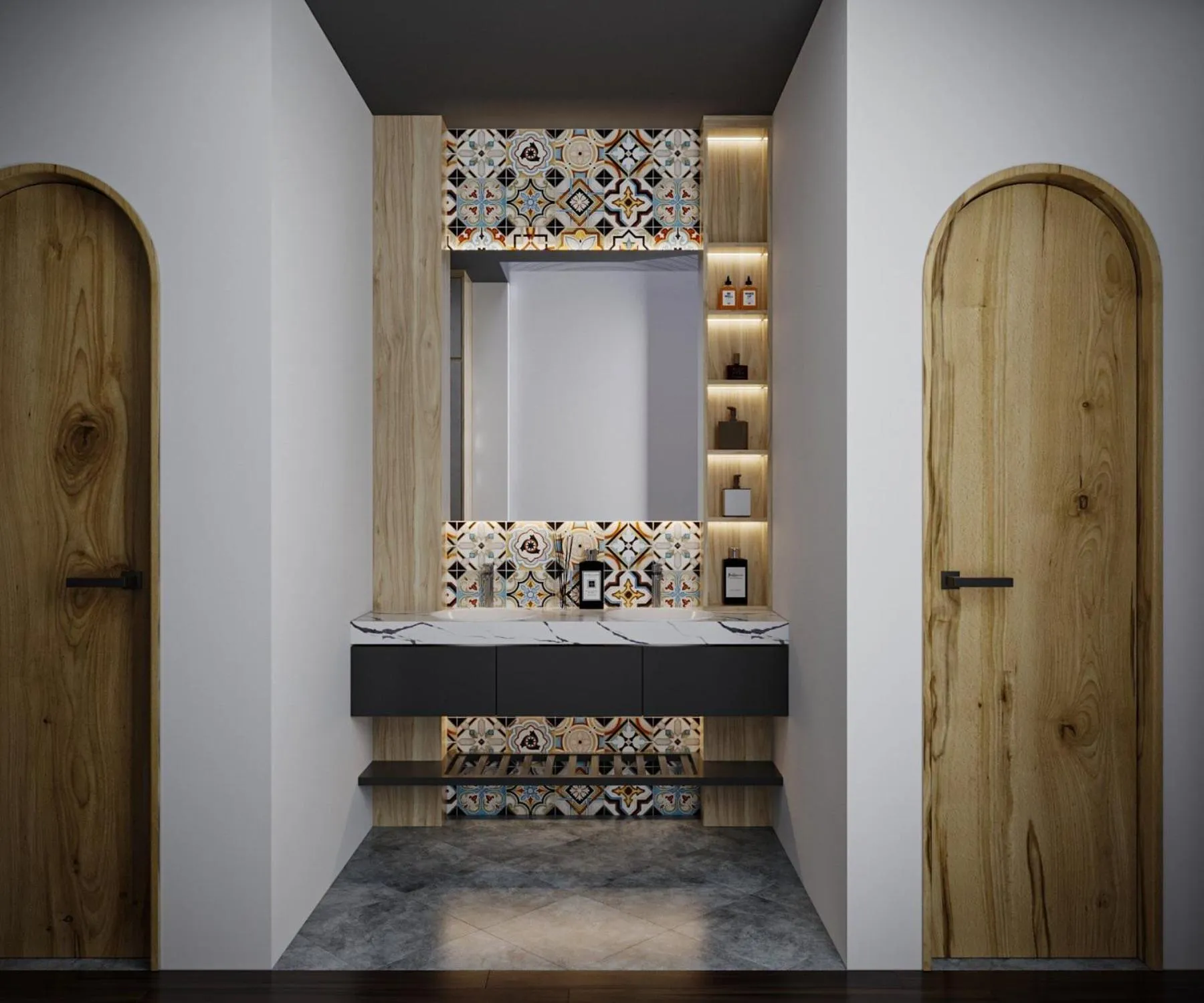 Bathroom in Awesome Hanoi Hostel