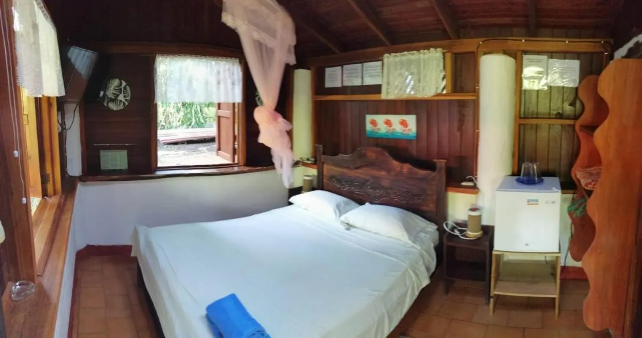Bed in Chalet Y Cabinas Hibiscus