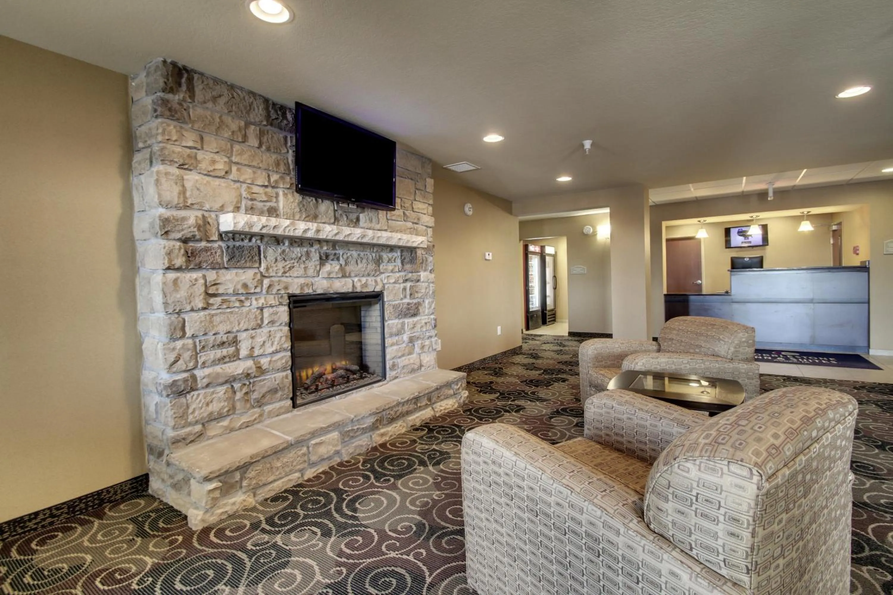 Lobby or reception in Cobblestone Inn & Suites - Avoca