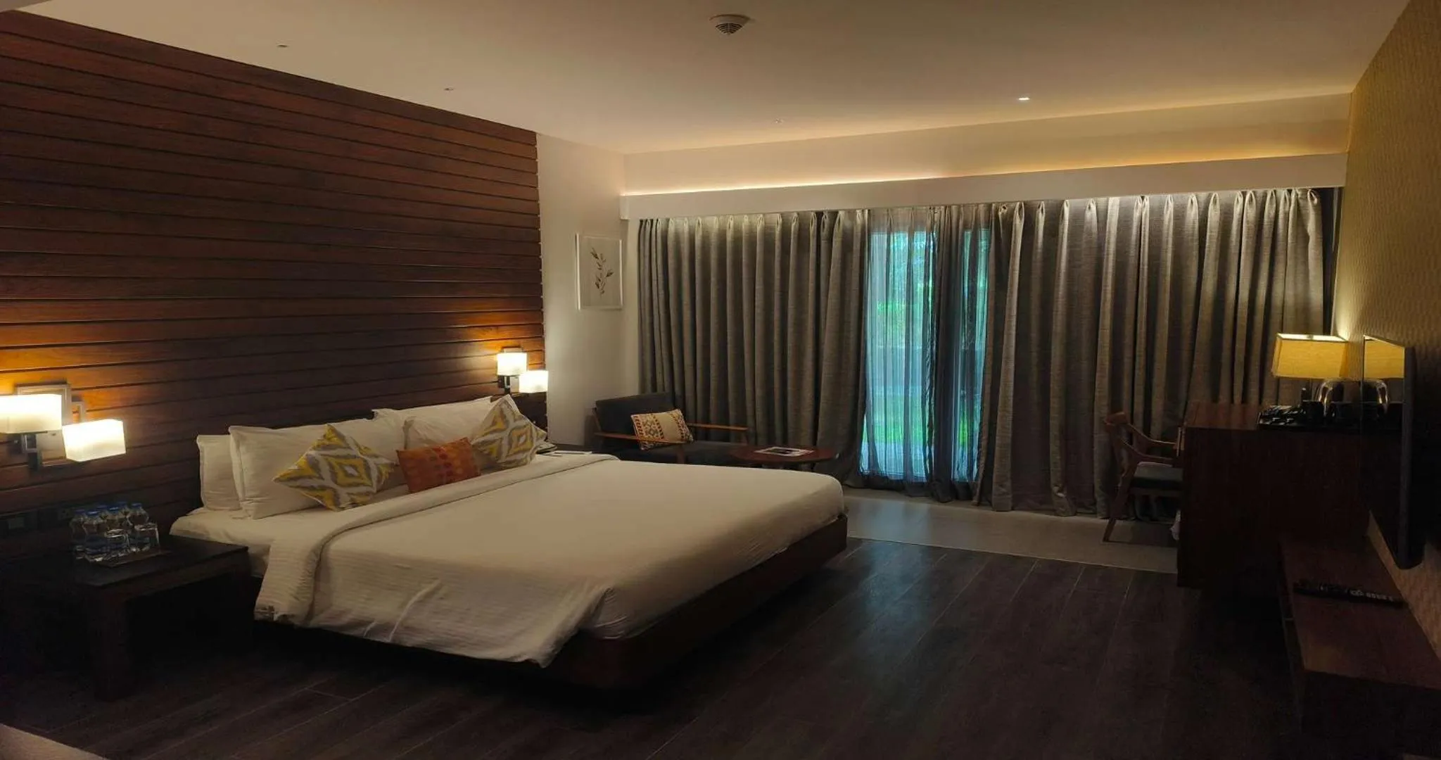 Bed in The Golkonda Resort and Spa