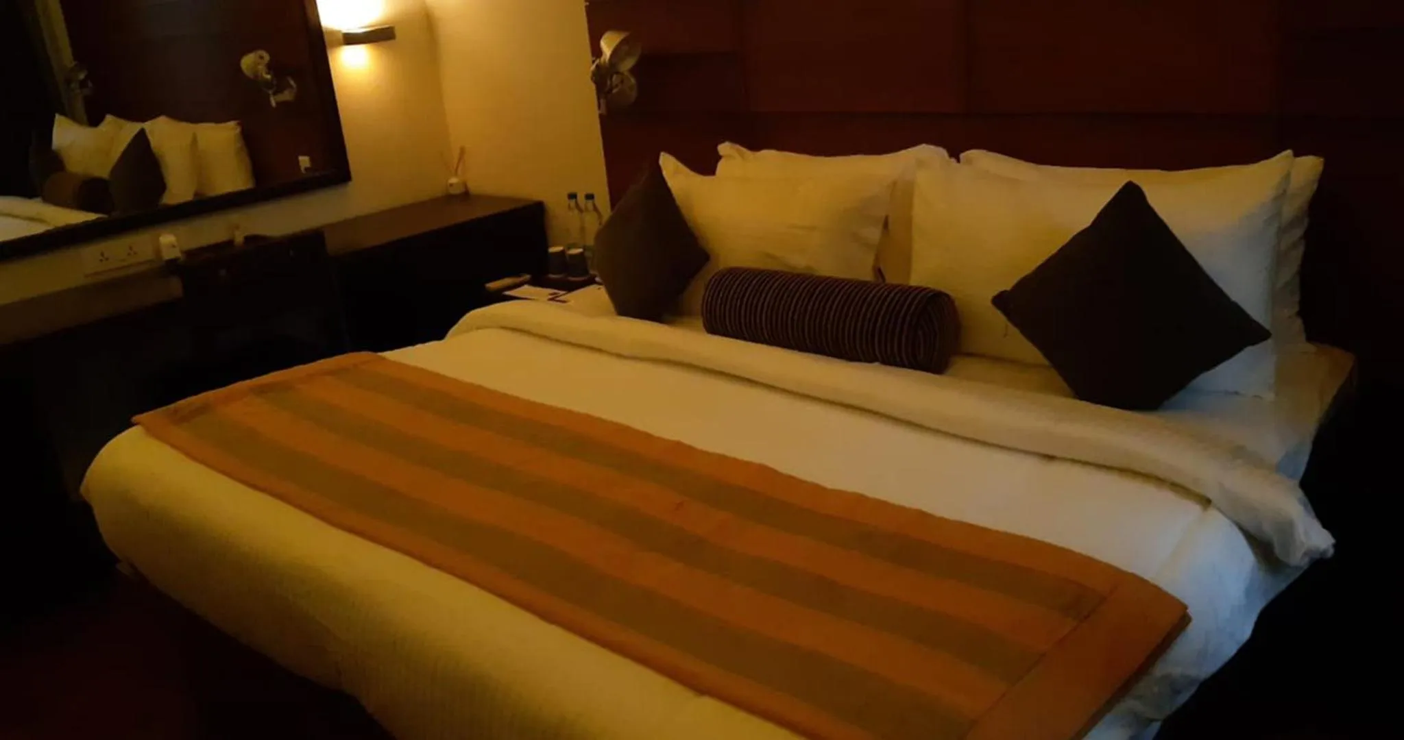 Bed in The Golkonda Resort and Spa