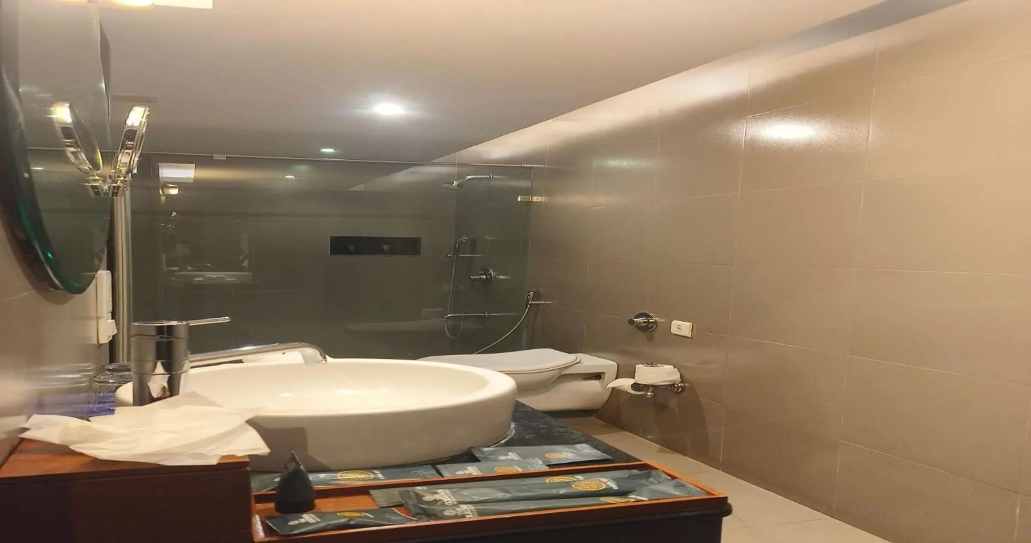 Shower in The Golkonda Resort and Spa