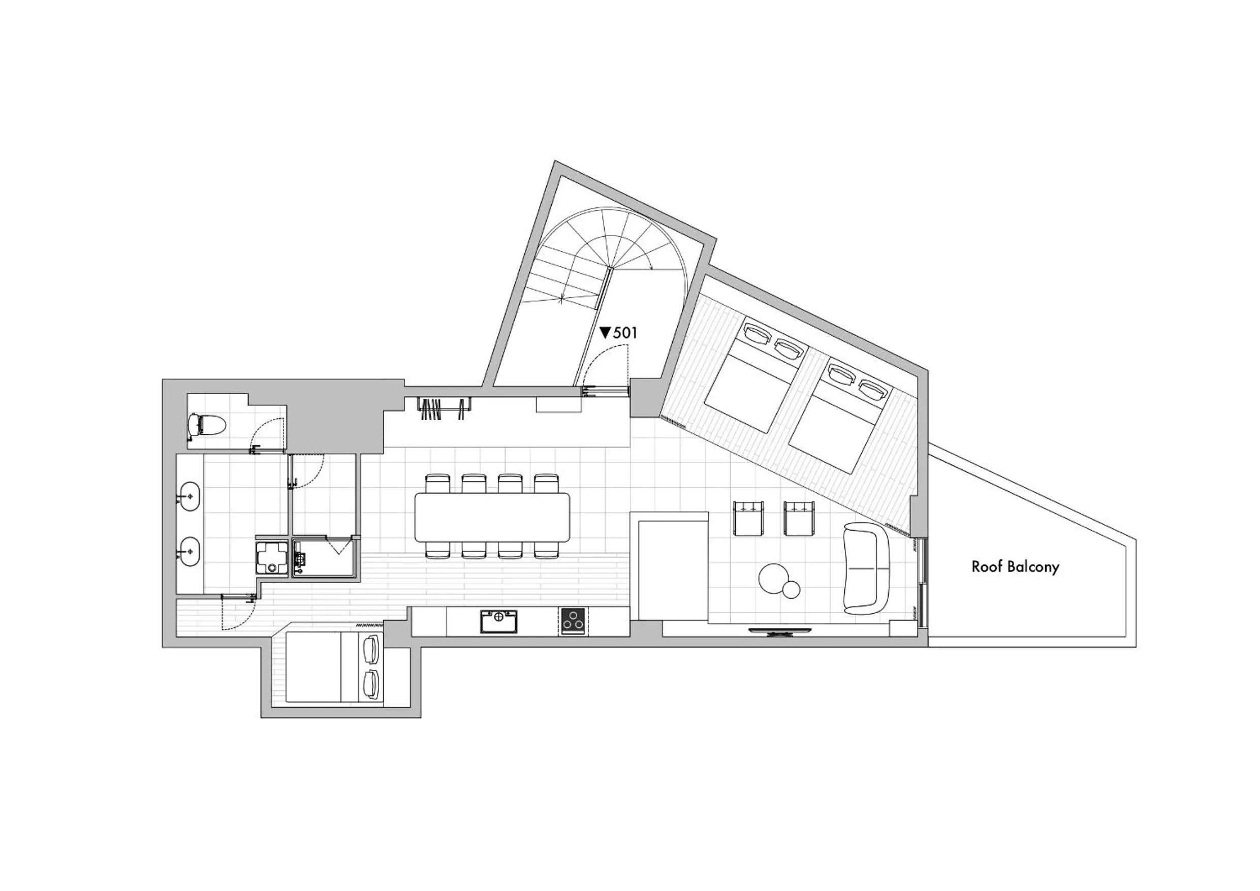 Floor plan in illi Com Shimokitazawa