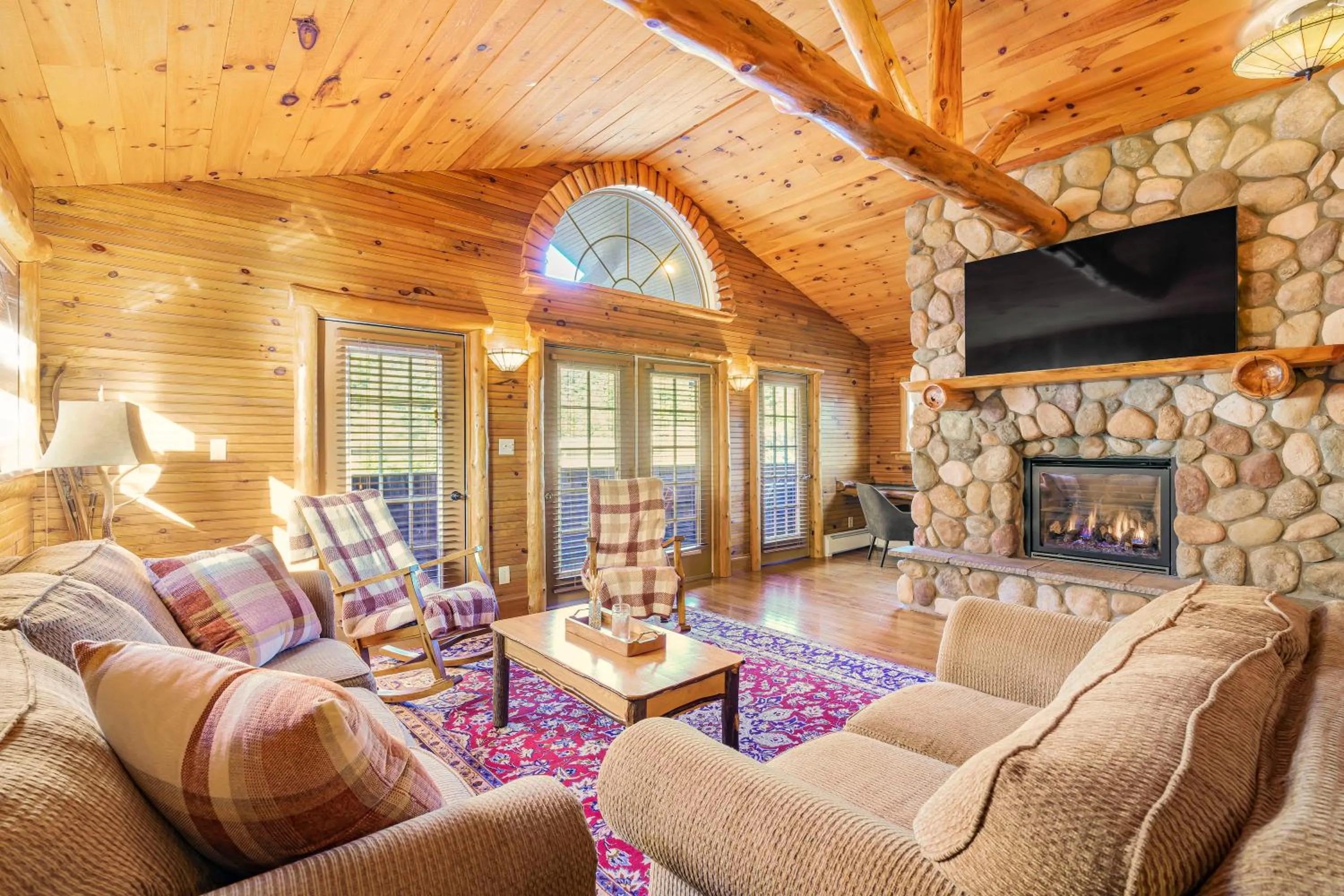 Living room in The Alpine Lodge