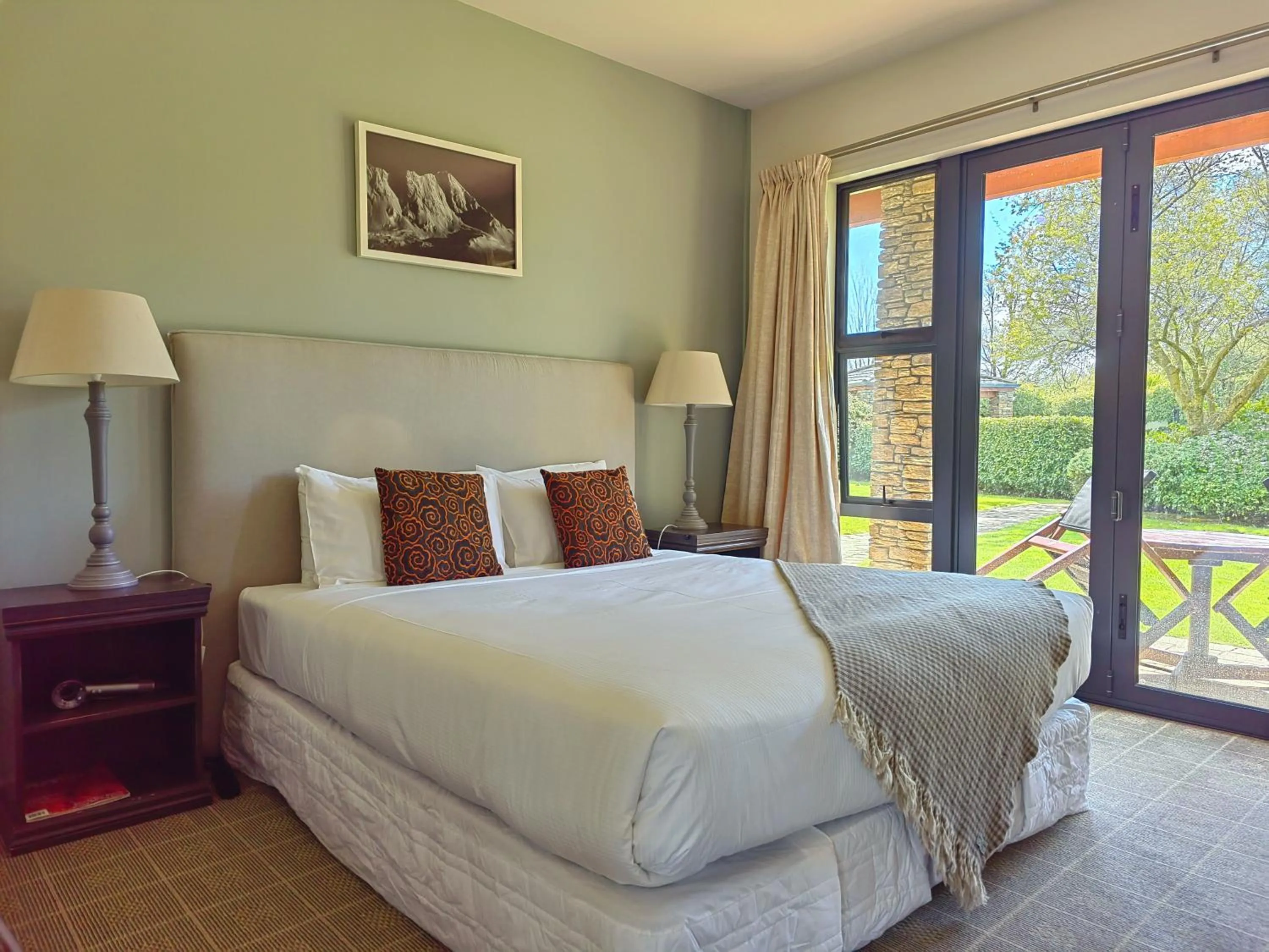 Bed in Lime Tree Lodge