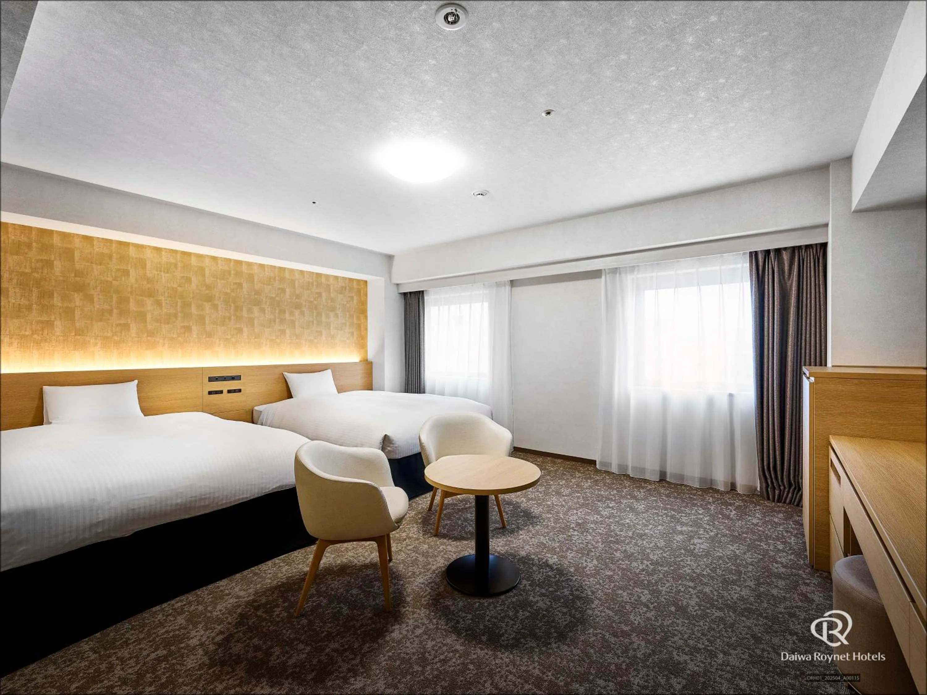 Bed in Daiwa Roynet Hotel Morioka