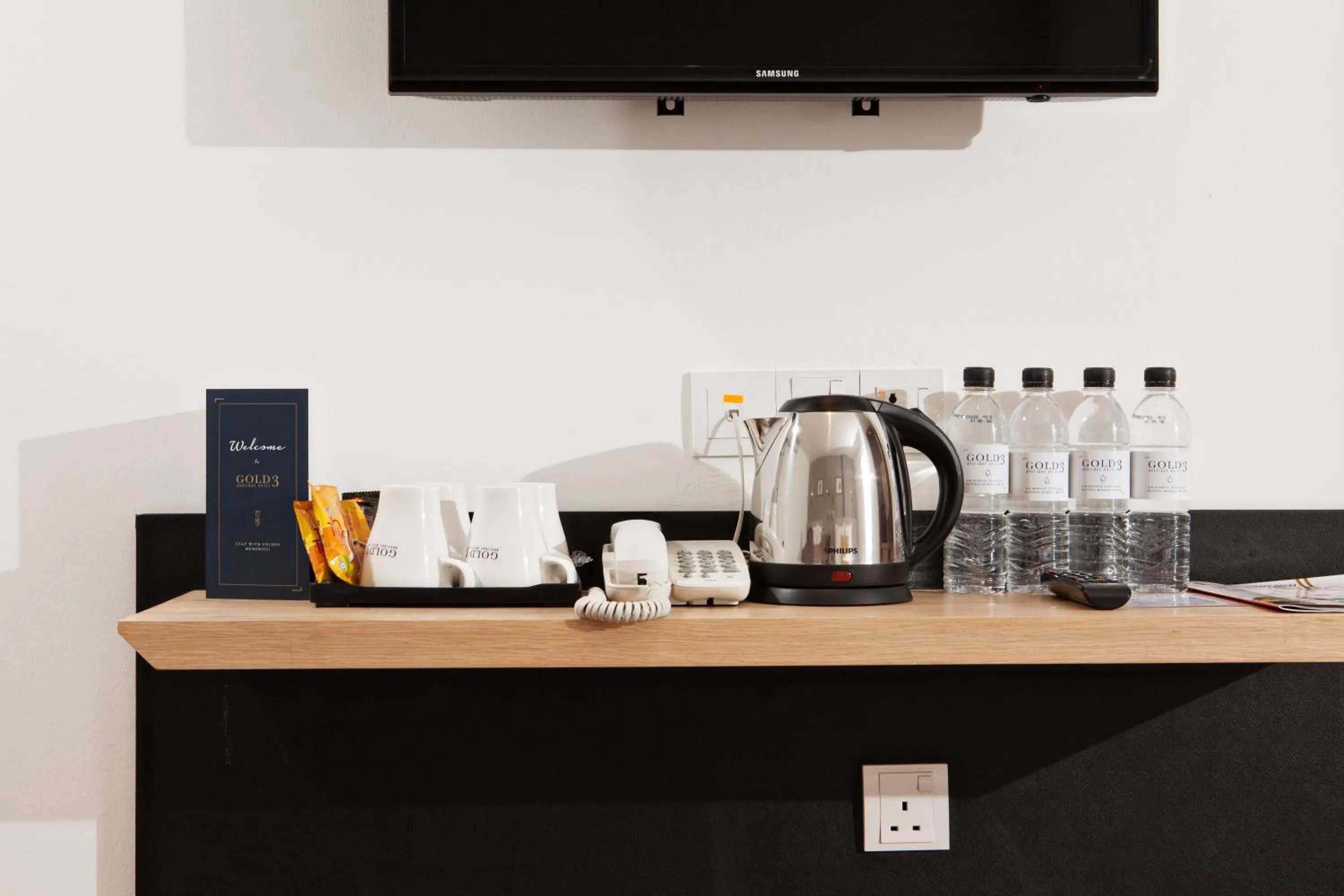 Coffee/tea facilities in Gold3 Boutique Hotel