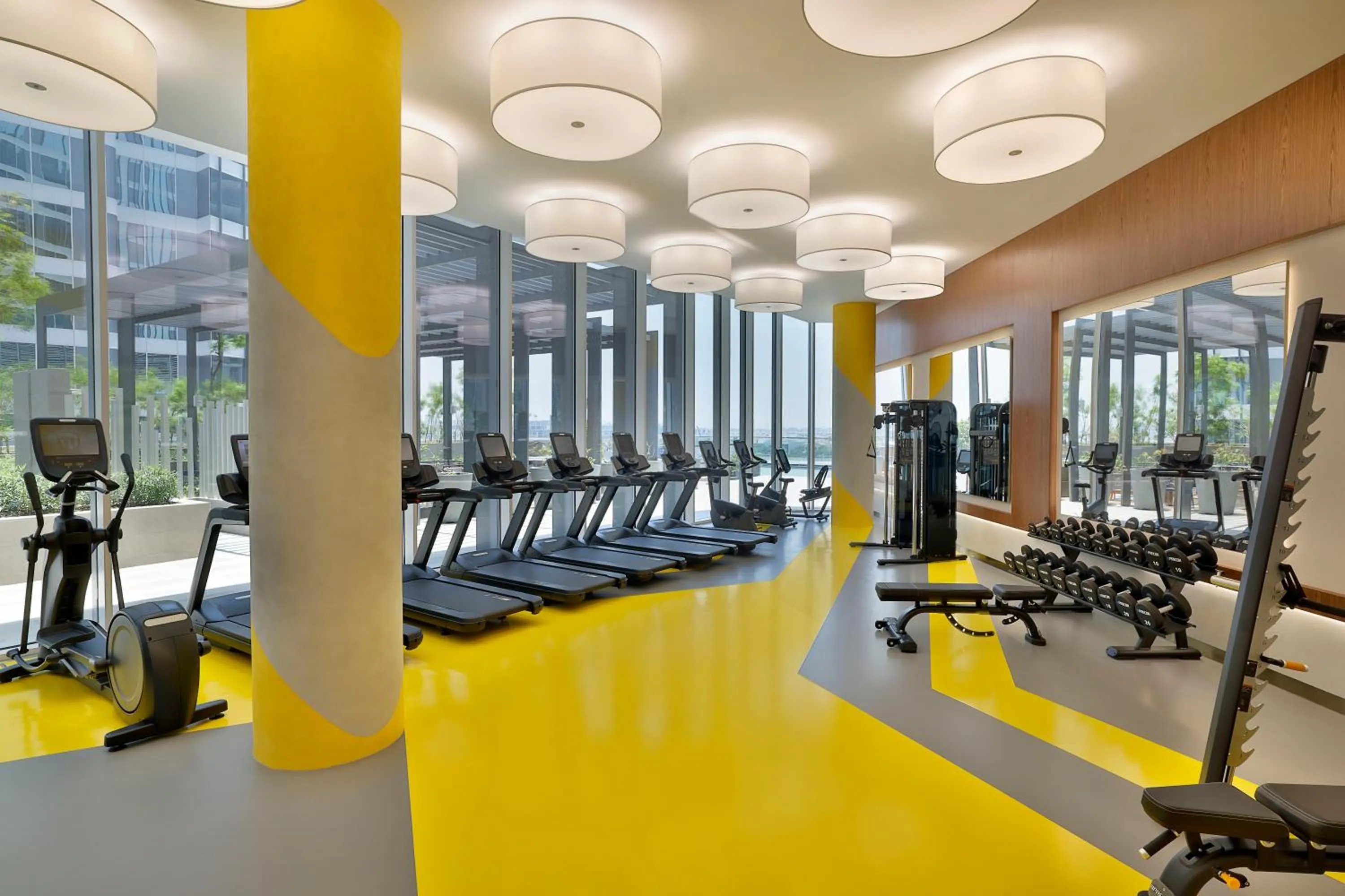 Fitness centre/facilities in Embassy Suites By Hilton Dubai Business Bay