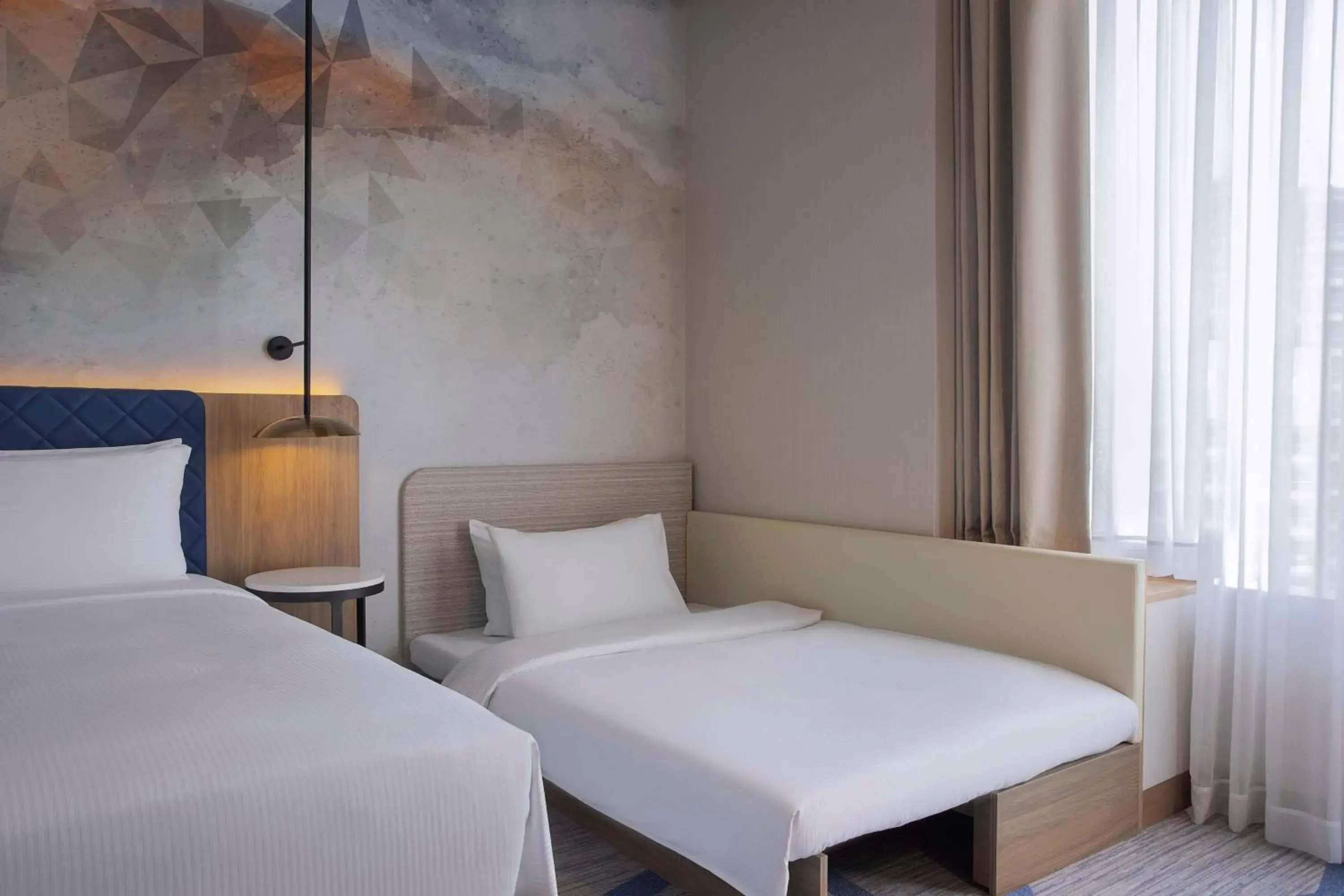 King Room with Sofa Bed in Hilton Garden Inn Dubai Business Bay King Room with Sofa Bed in Hilton Garden Inn Dubai Business Bay