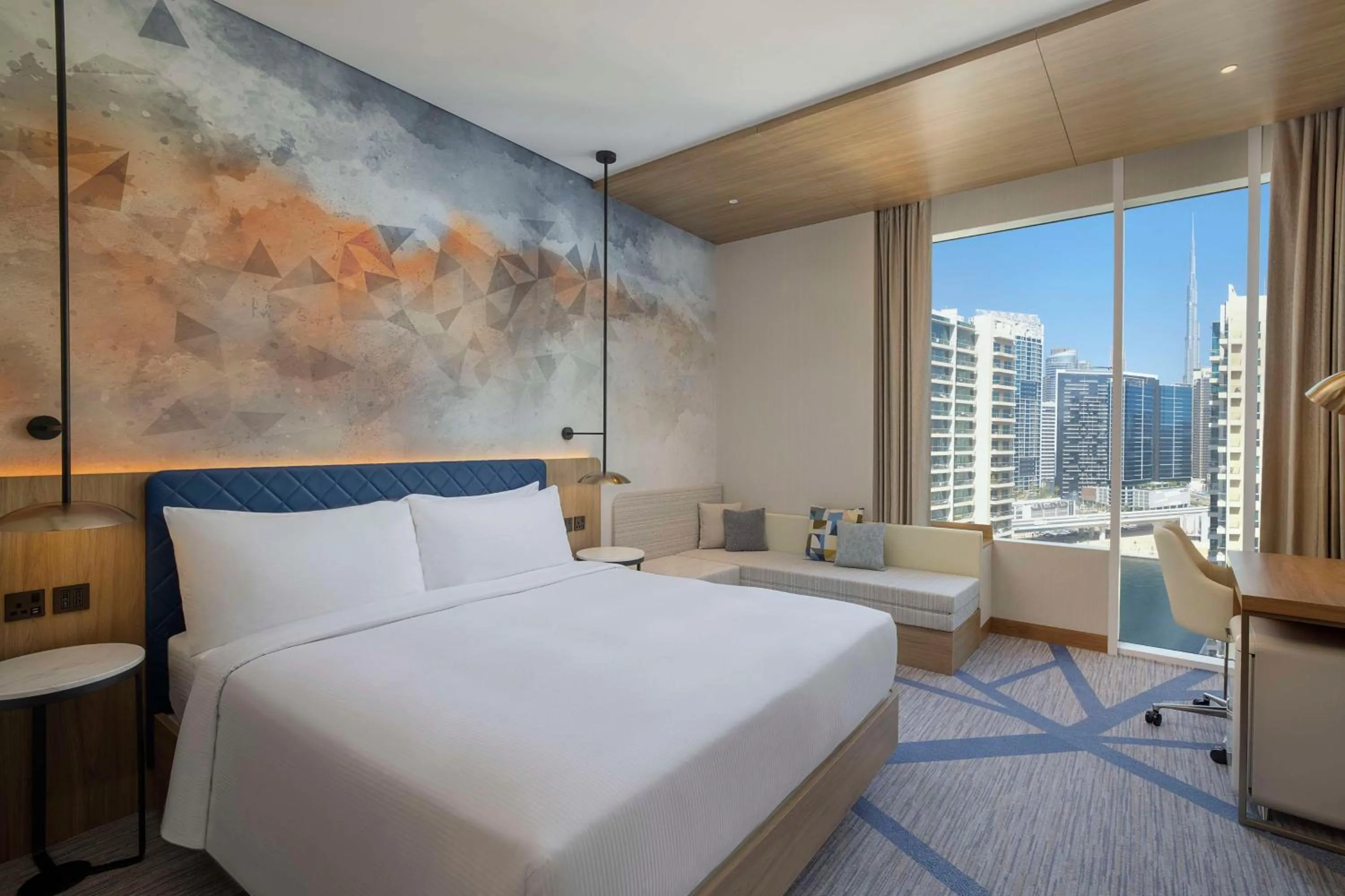 Bed in Hilton Garden Inn Dubai Business Bay