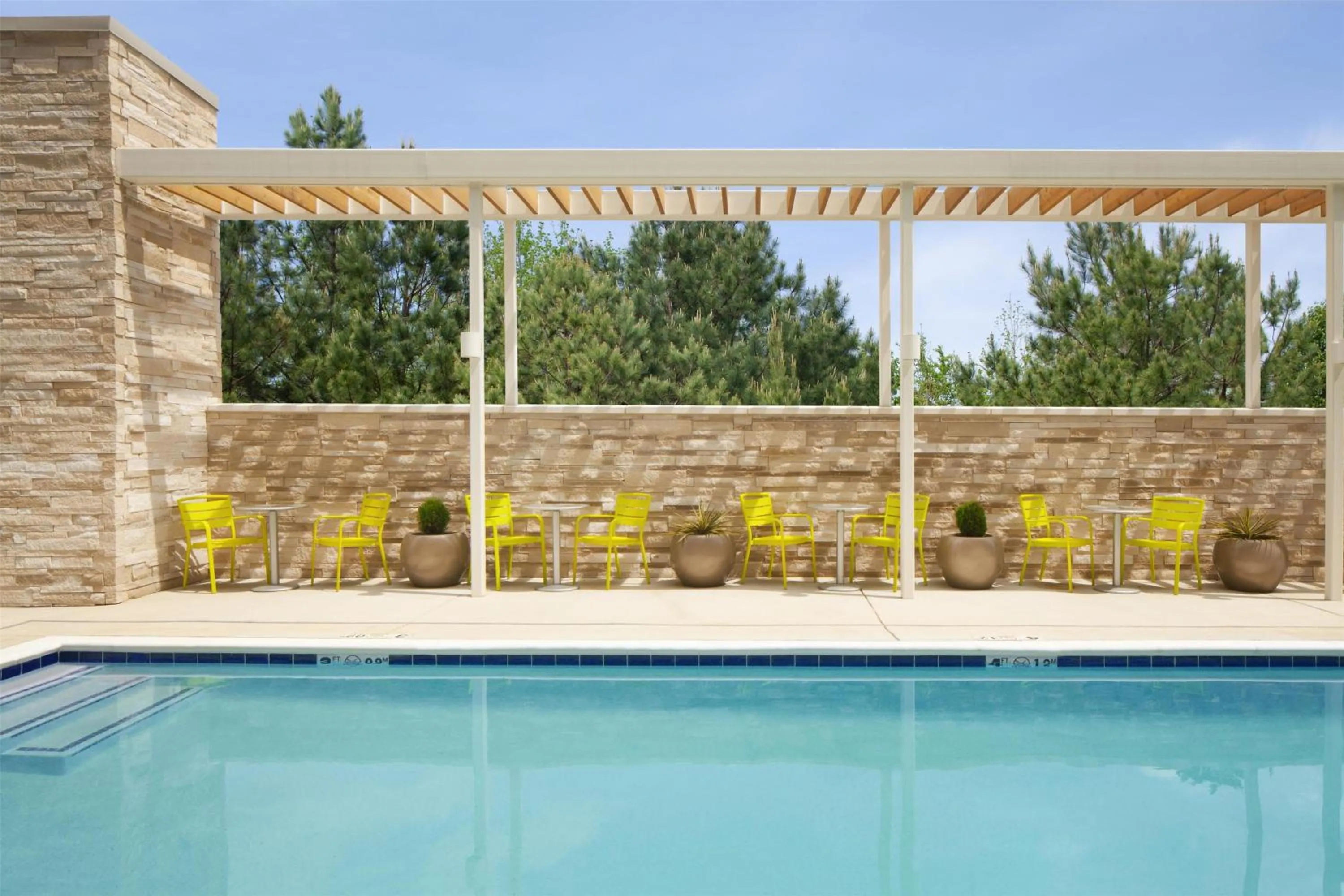 Pool view in Home2 Suites By Hilton Jackson