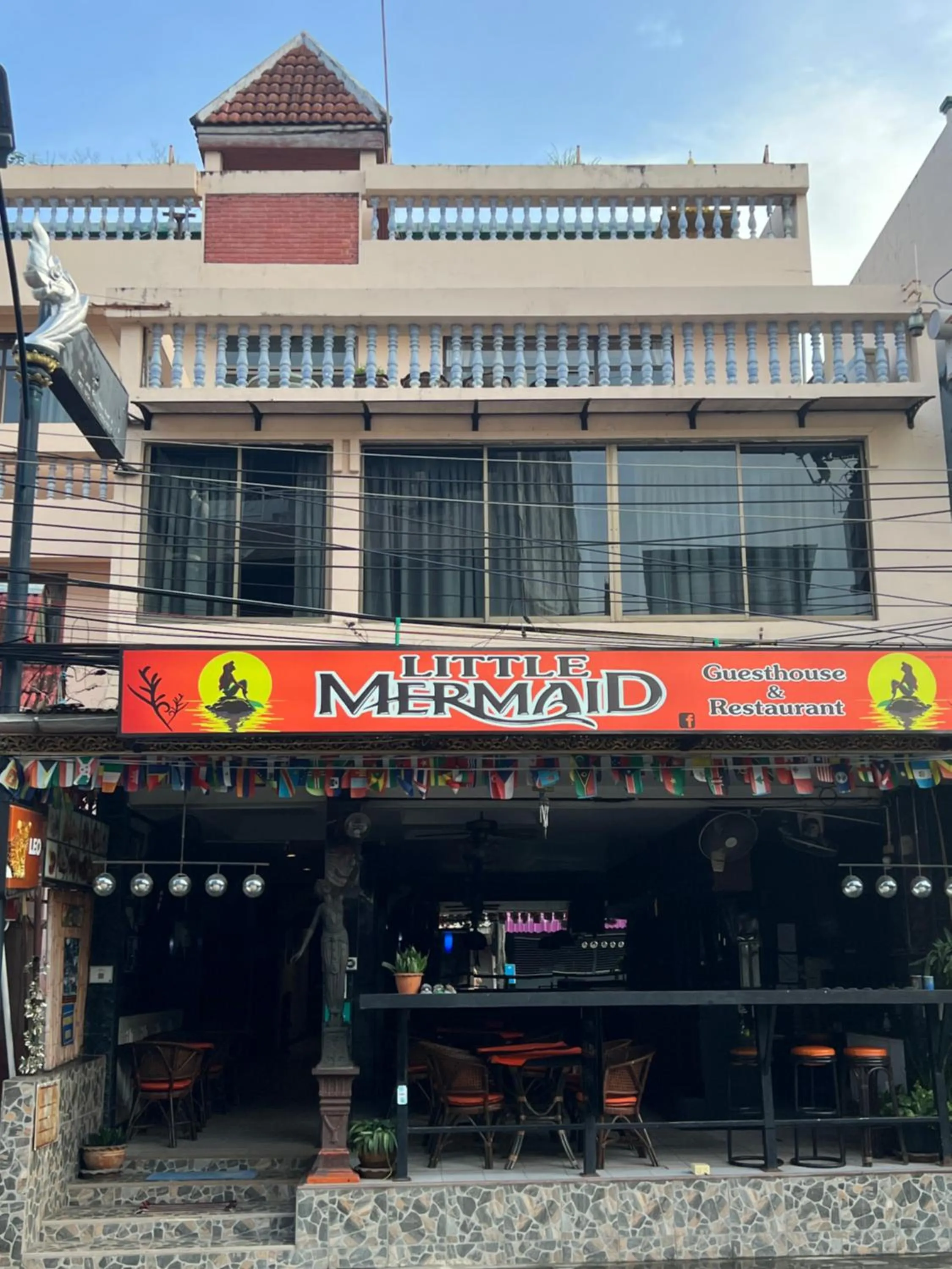 Property building in Little Mermaid Guesthouse & Restaurant