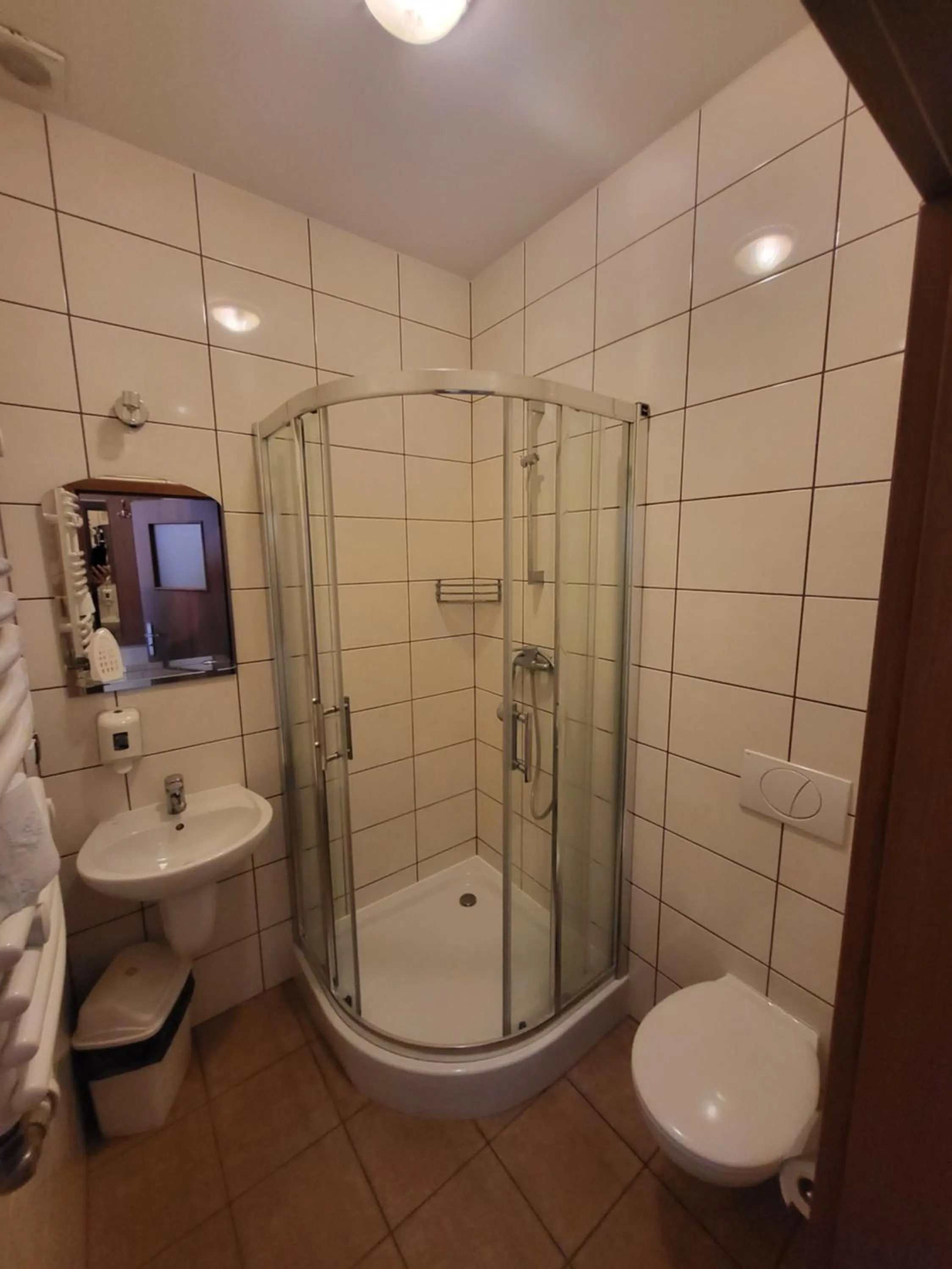 Shower in Hotel Parkowy