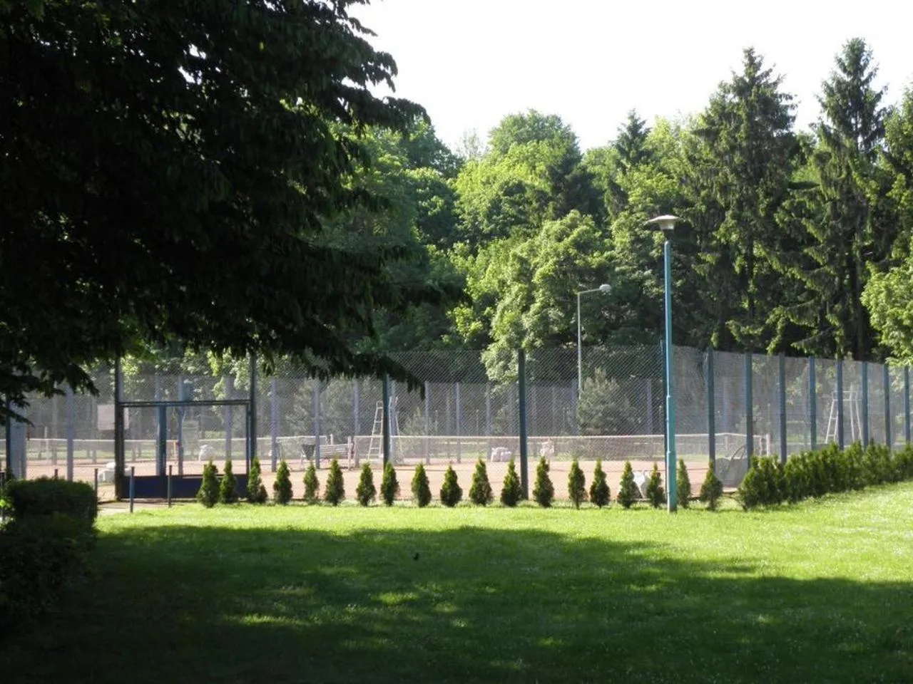 Tennis court in Hotel Parkowy