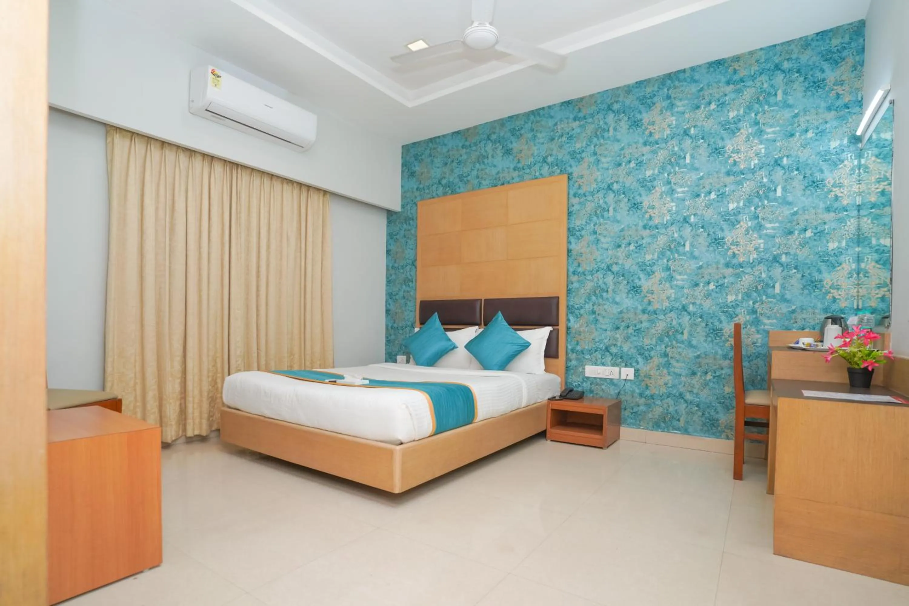 Bed in Hotel Zain Grande