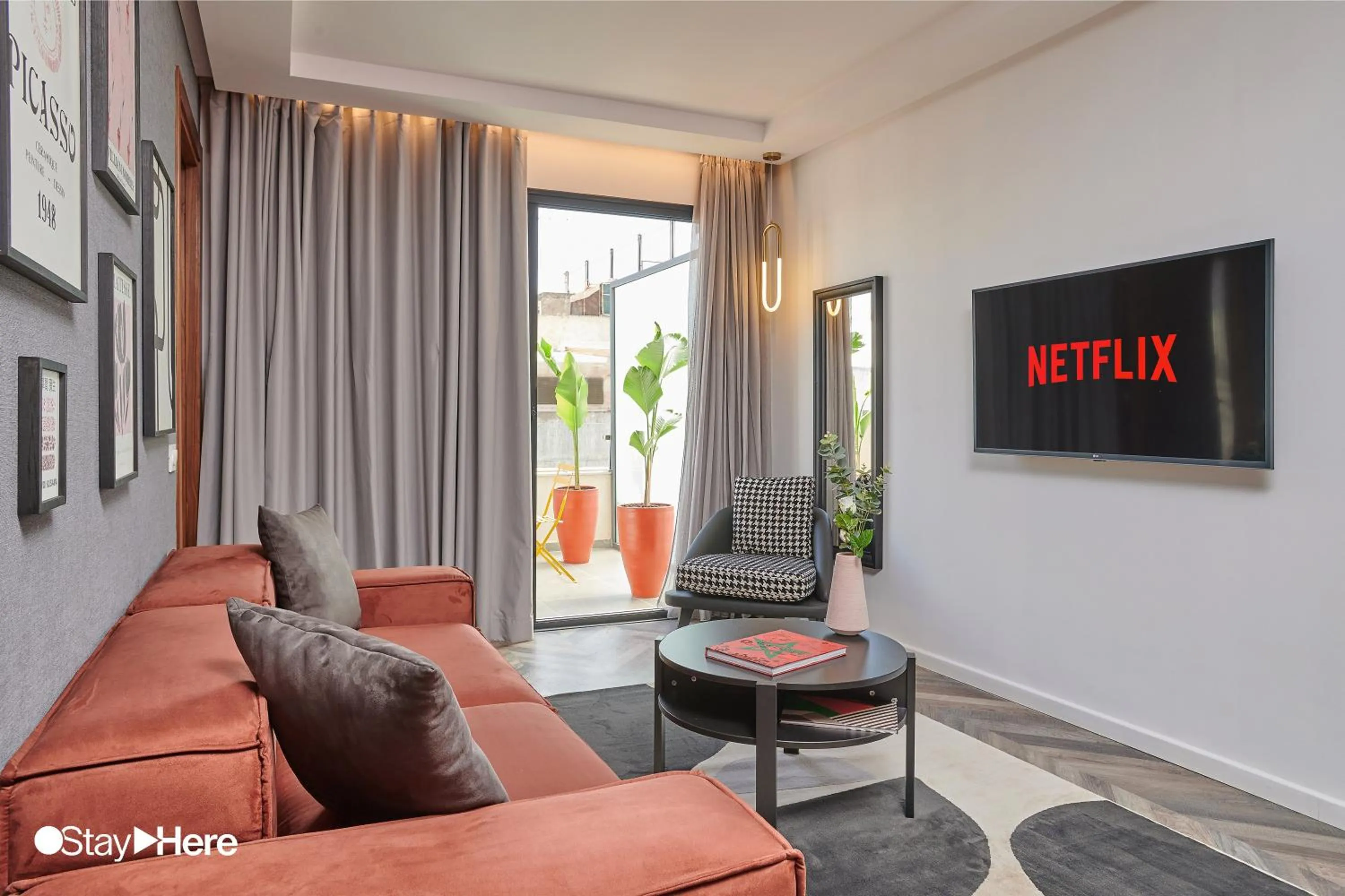 Seating area in Stayhere Rabat - Agdal 4 - Hotel