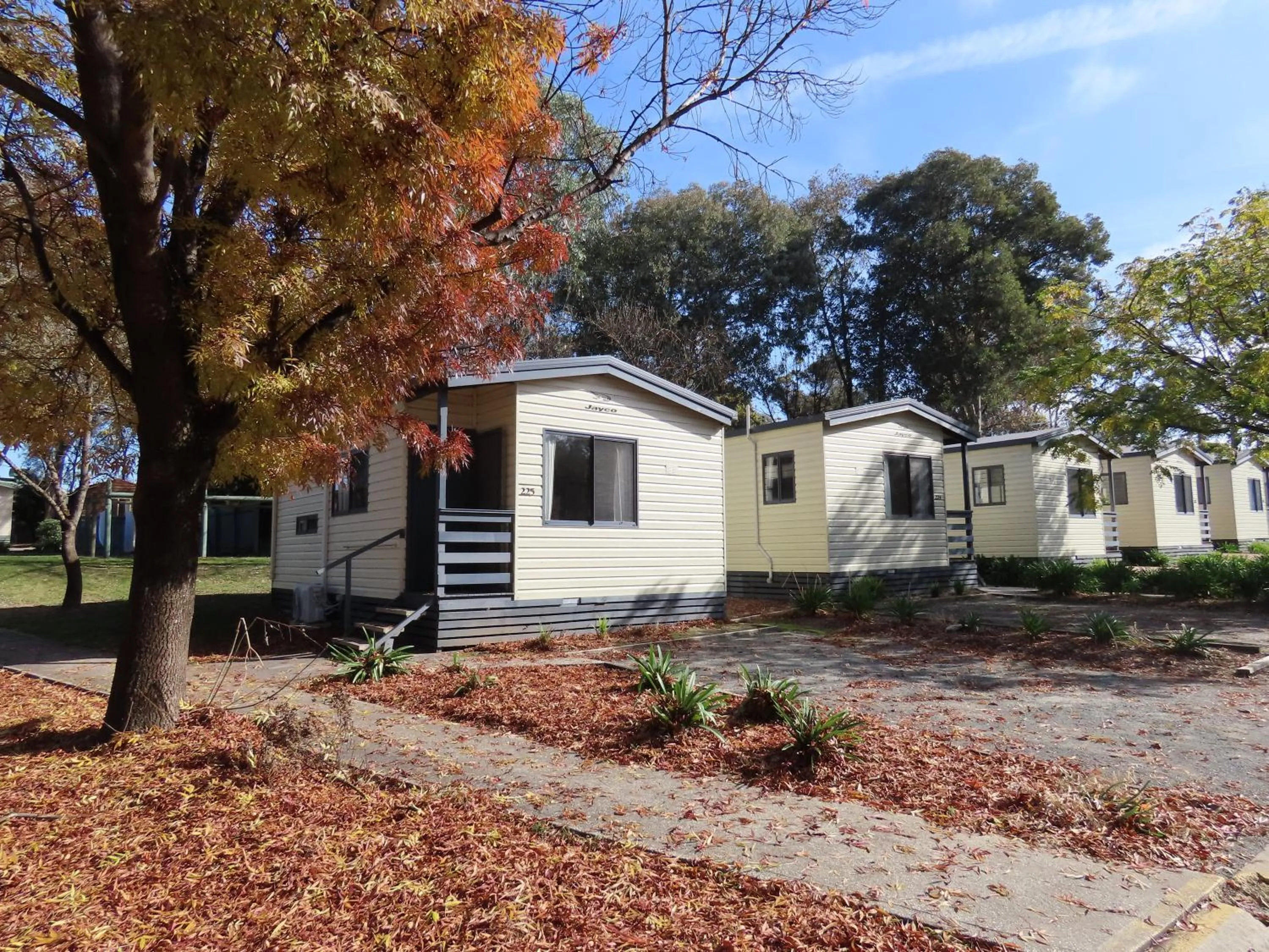 Garden in Albury Gardens Tourist Park